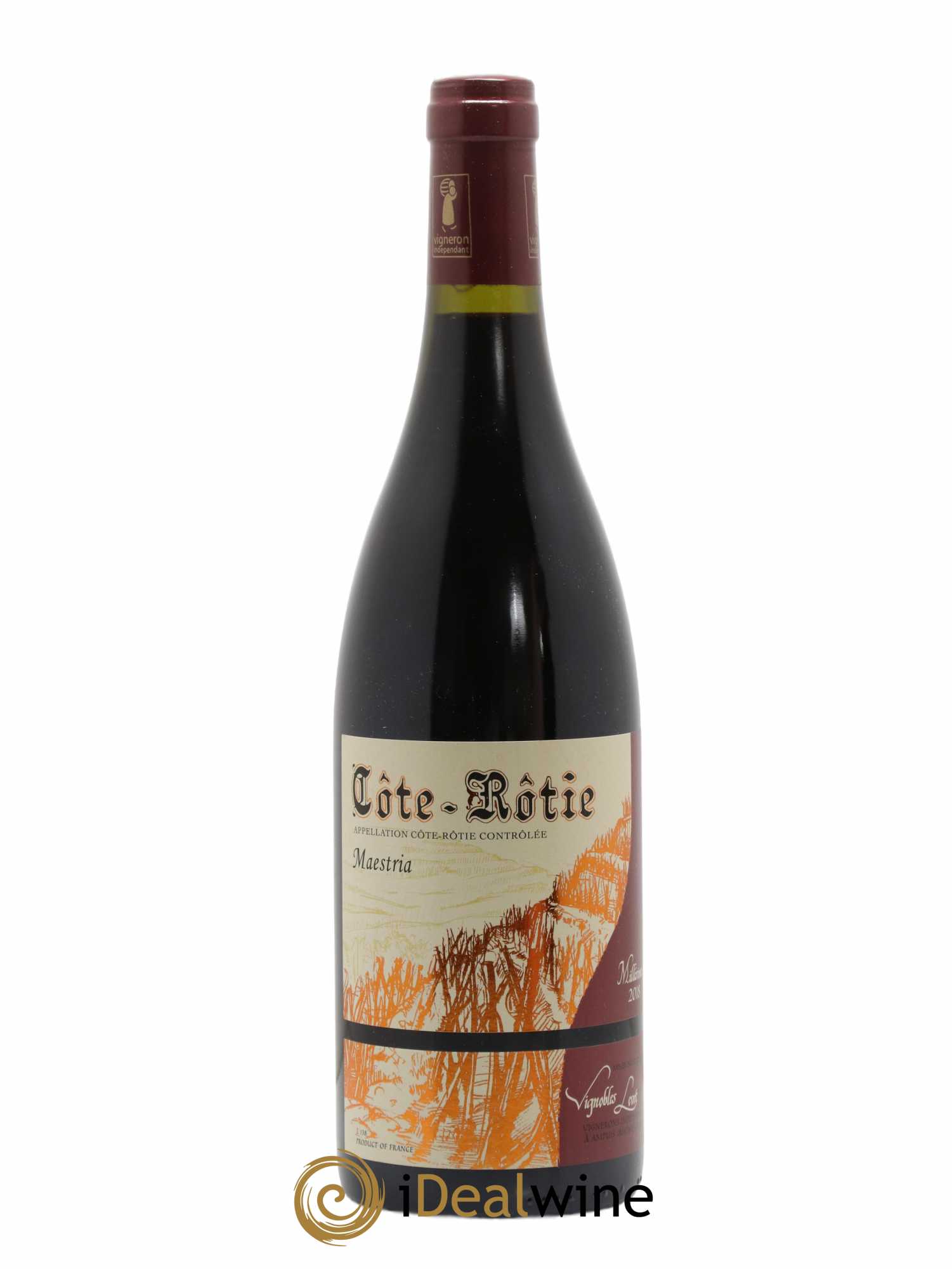 Côte-Rôtie Maestria Vignobles Levet 2018 - Lot de 1 bouteille - 0