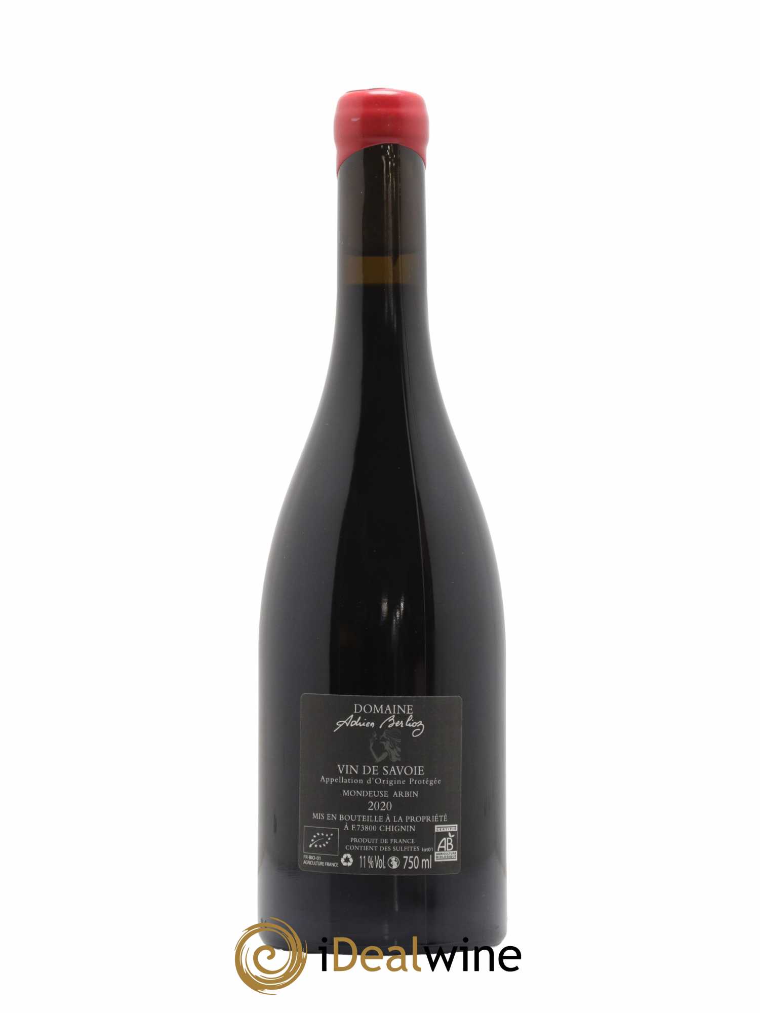 Vin de Savoie Mondeuse Marie-Clothilde Domaine Adrien Berlioz 2020 - Lot de 1 bouteille - 1