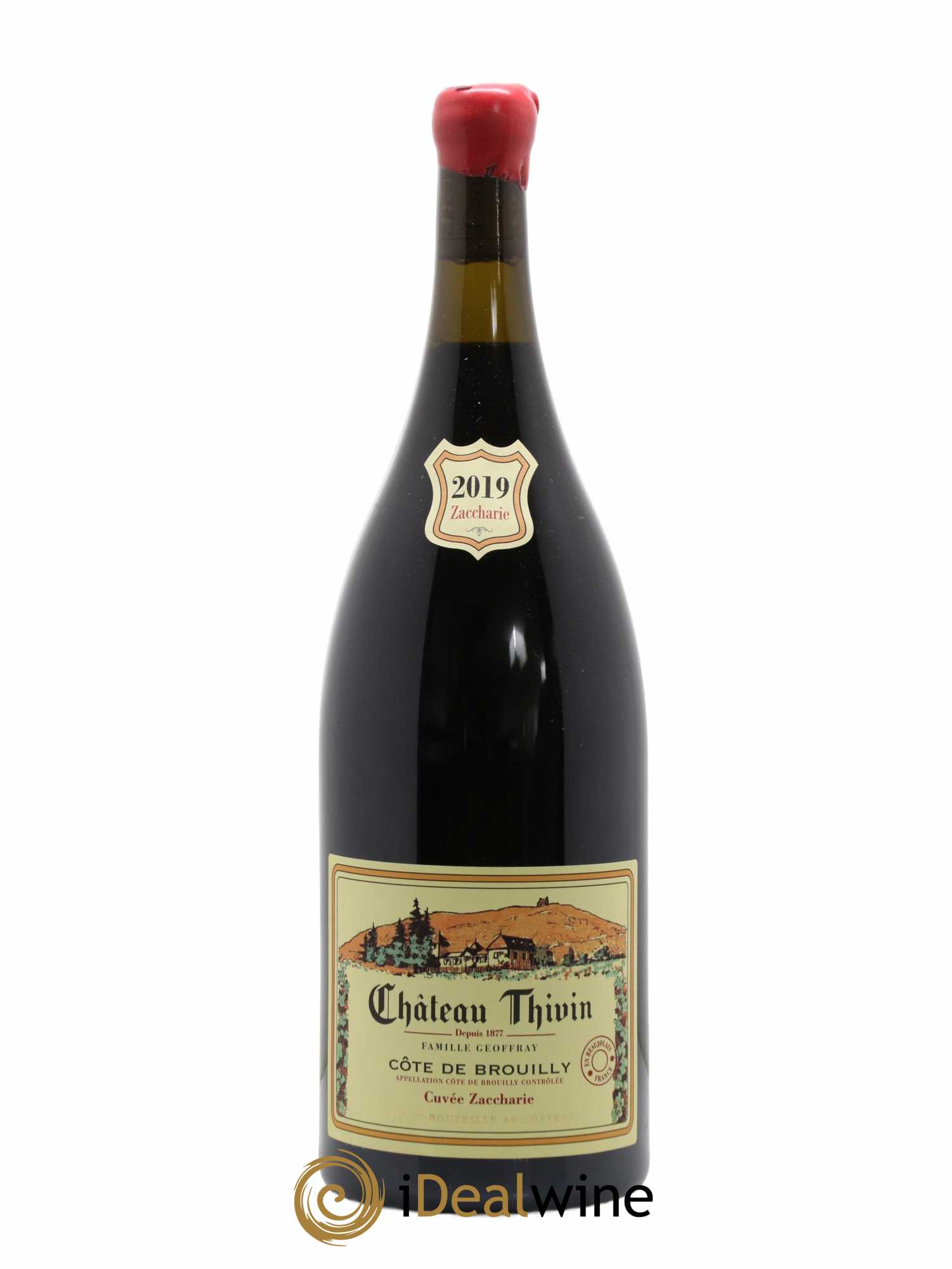 Côte de Brouilly Cuvée Zaccharie Château Thivin 2019 - Lot de 1 magnum - 0