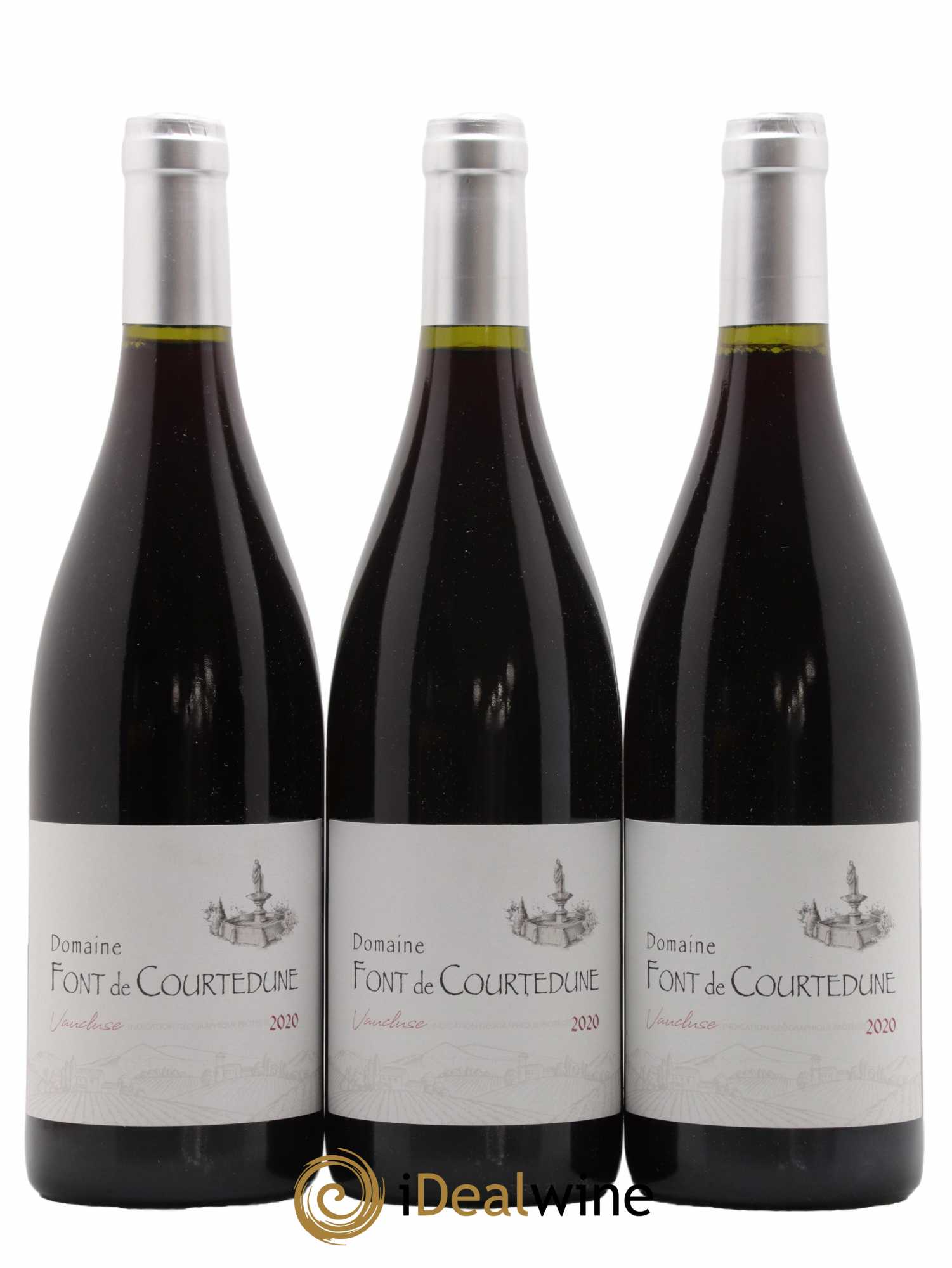 Vaucluse Domaine Font de Courtedune 2020 - Lot de 3 bouteilles - 0