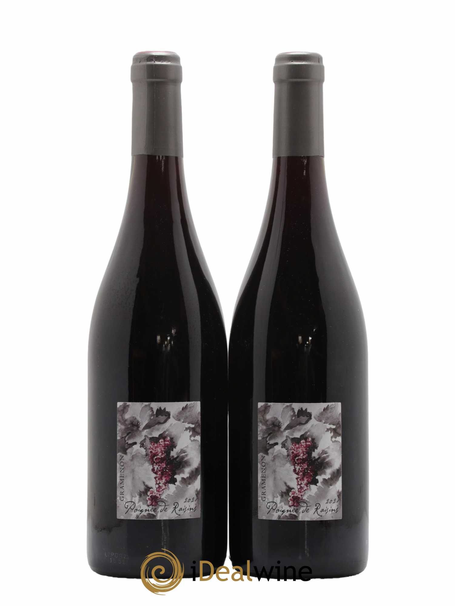 Côtes-du-Rhône Poignée de raisins Gramenon (Domaine) 2021 - Lot de 2 bouteilles - 0