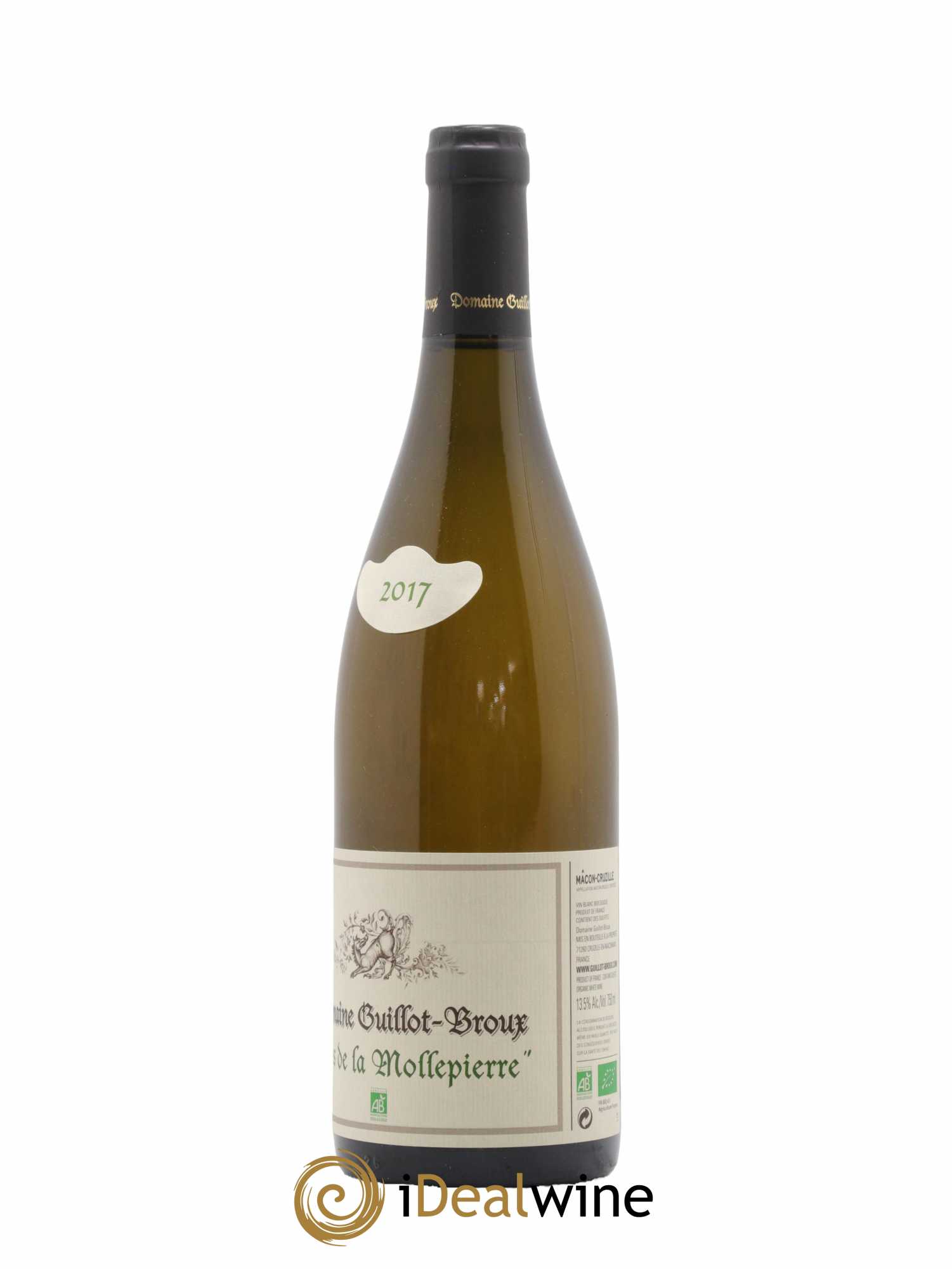 Mâcon-Cruzille Clos De La Mollepierre Guillot-Broux (Domaine) 2017 - Lot de 1 bouteille - 1