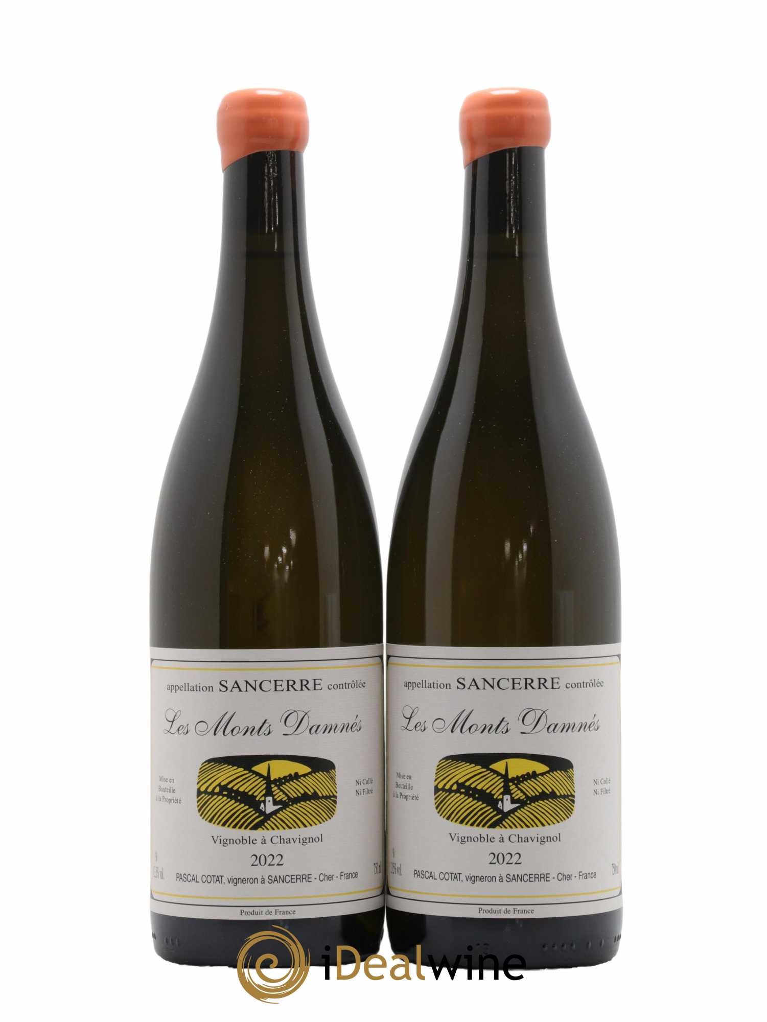 Sancerre Les Monts Damnés Pascal Cotat 2022 - Lot de 2 bouteilles - 0
