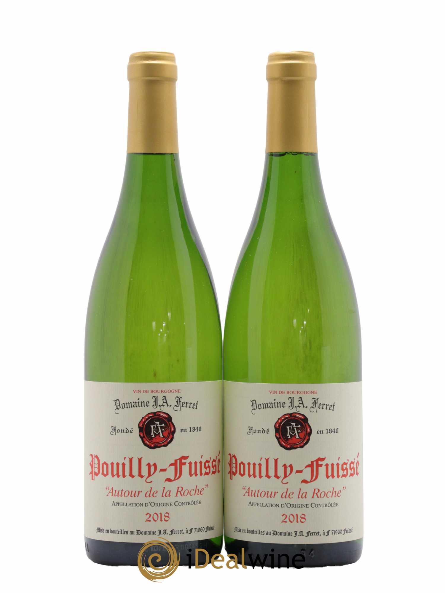 Pouilly-Fuissé Autour de la Roche J.A. Ferret (Domaine) 2018 - Lot de 2 bouteilles - 0