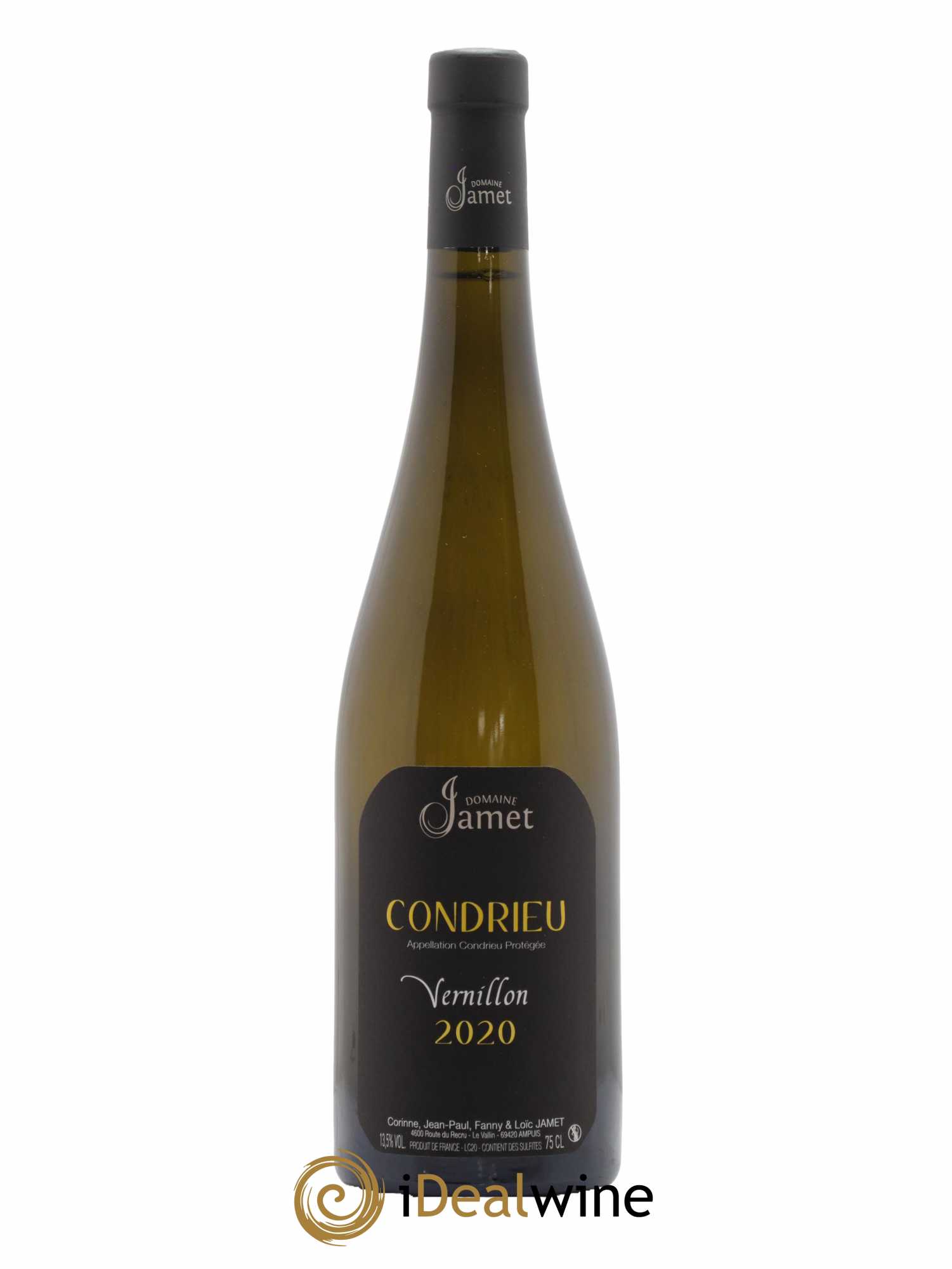 Condrieu Vernillon Jamet (Domaine) 2020 - Lot de 1 bouteille - 0