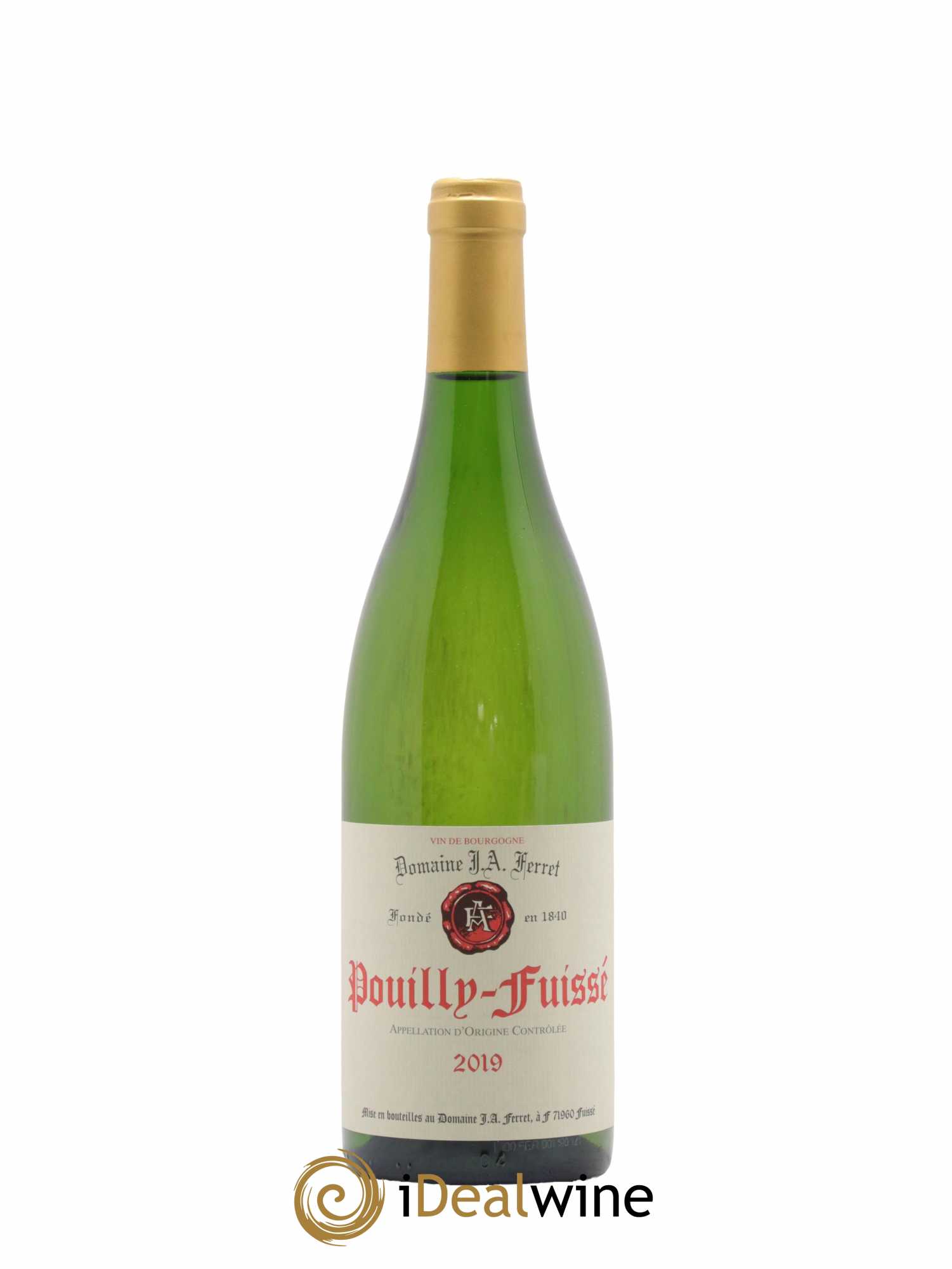 Pouilly-Fuissé J.A. Ferret (Domaine) 2019 - Lot de 1 bouteille - 0