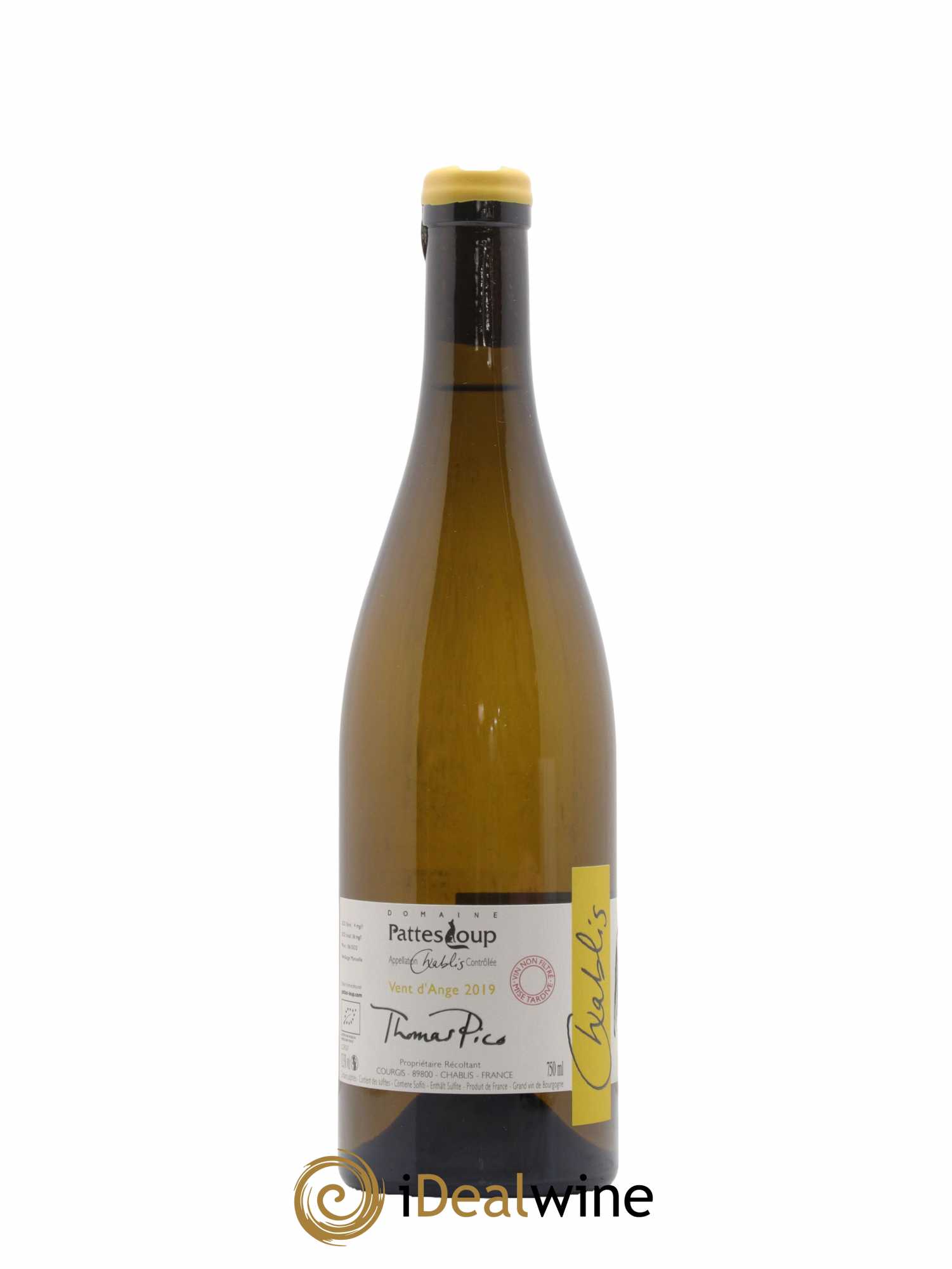 Chablis Vent d'Ange Pattes Loup (Domaine) 2019 - Lot de 1 bouteille - 1