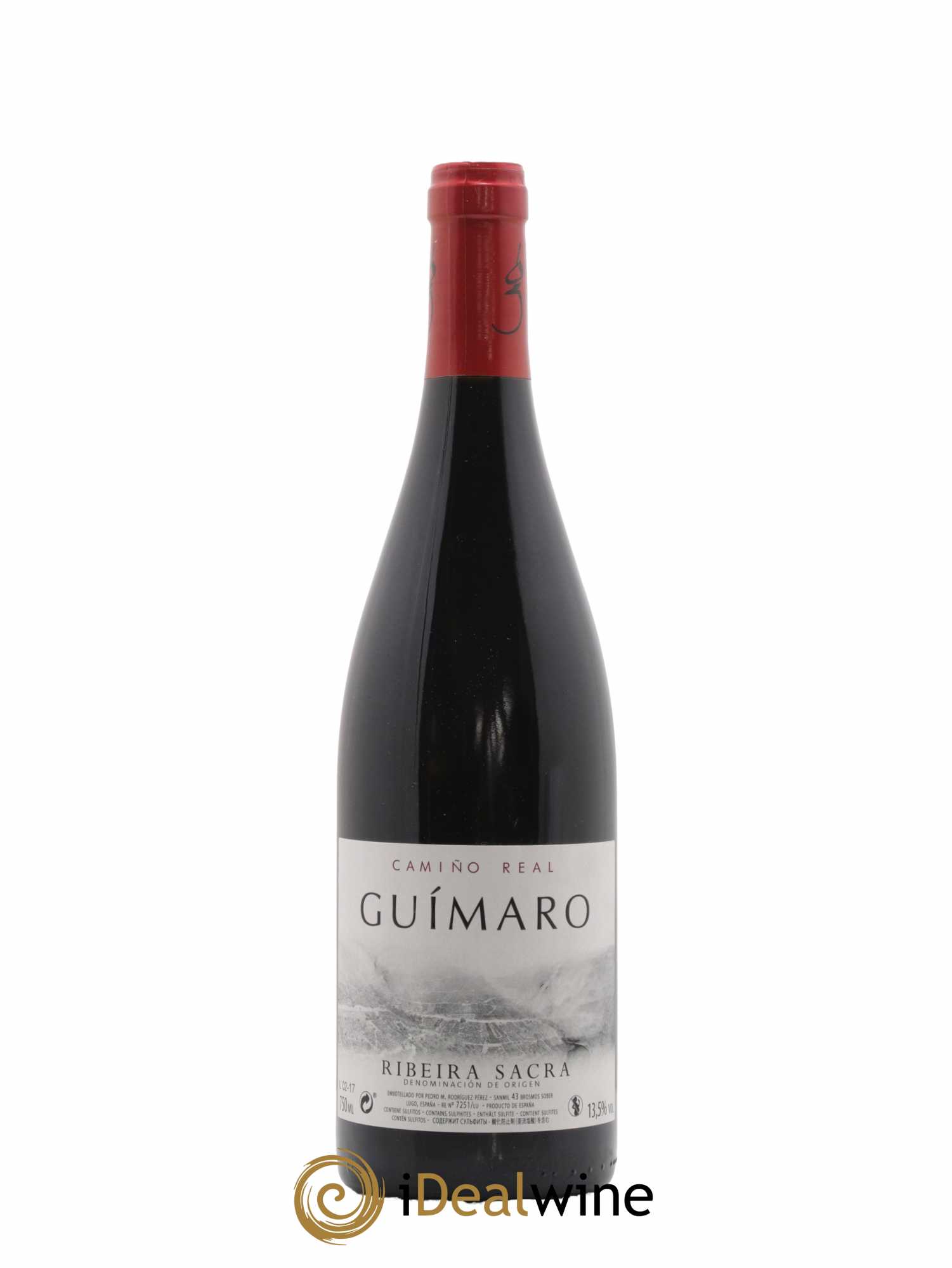Espagne Ribeira Sacra Guimaro Camino Real 2017 - Lot de 1 bouteille - 0