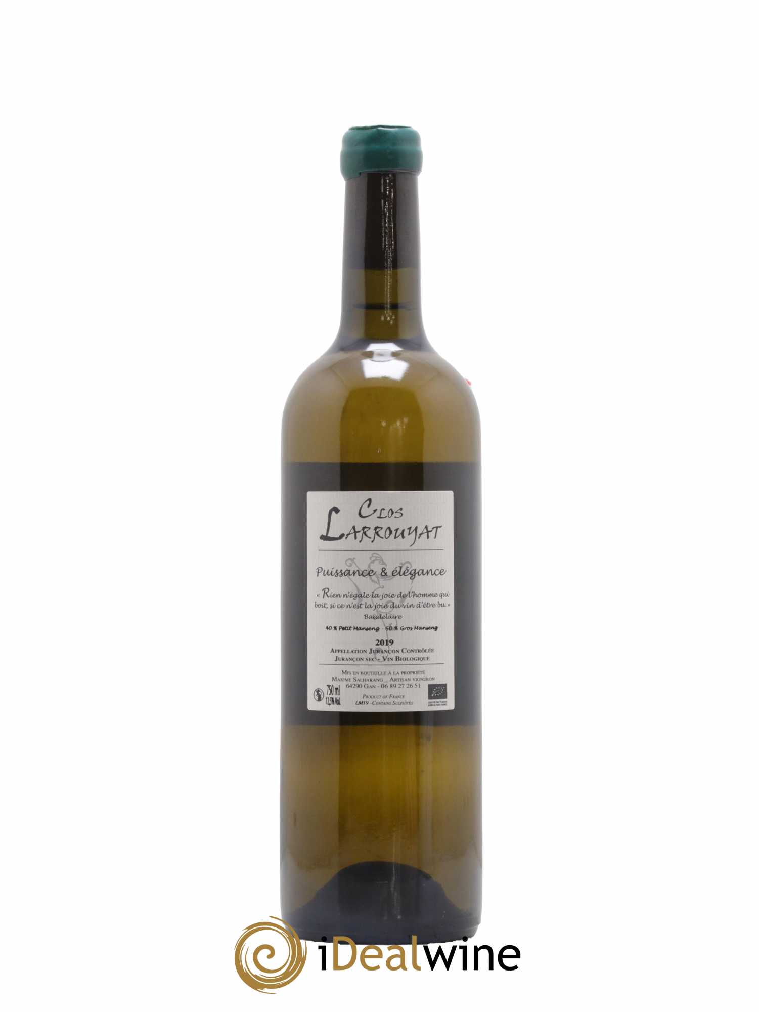 Jurançon Météore Clos Larrouyat 2019 - Lot de 1 bouteille - 1