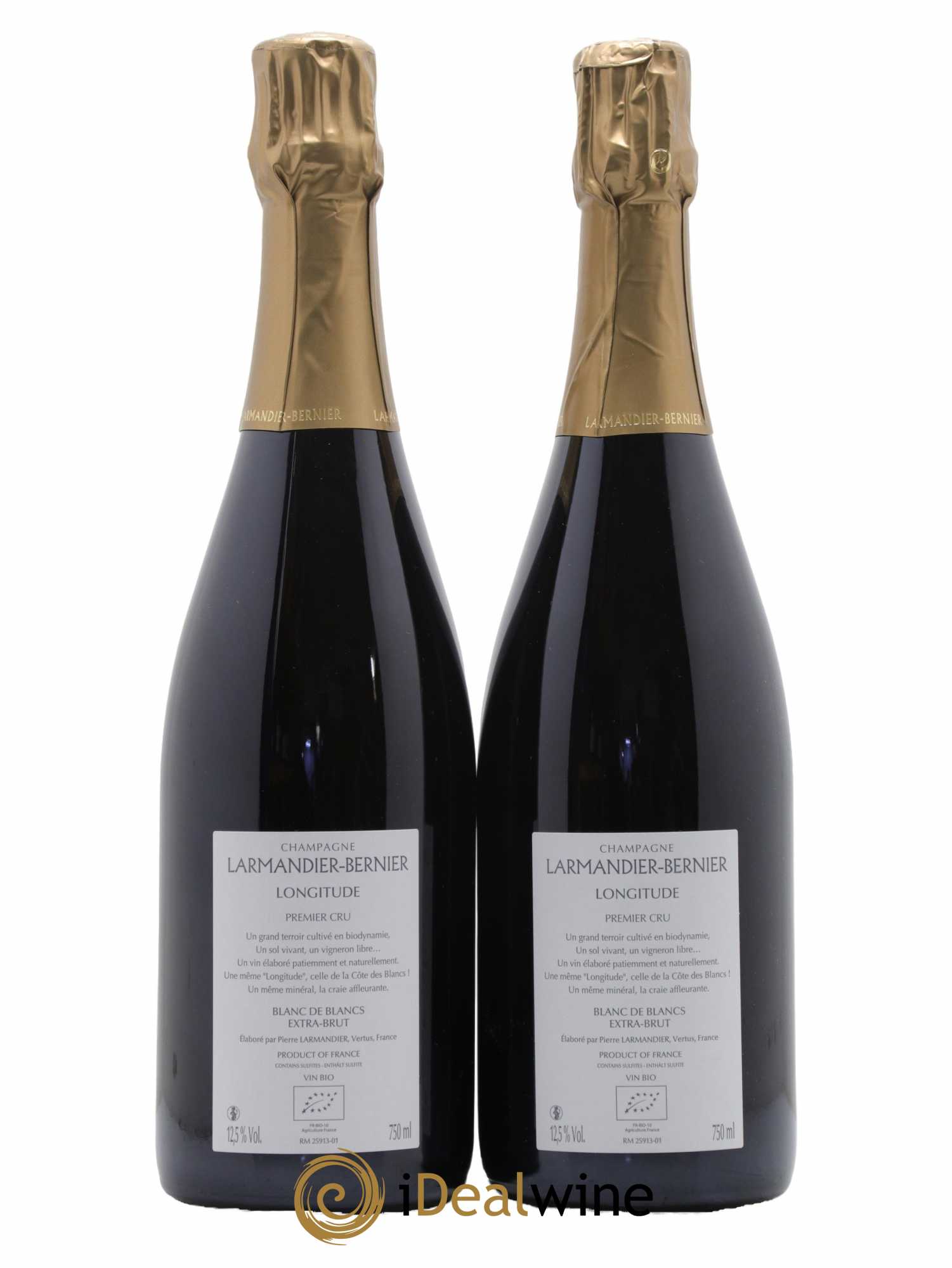 Longitude Blanc de Blancs 1er Cru Extra-Brut Larmandier-Bernier - Lot de 2 bouteilles - 1