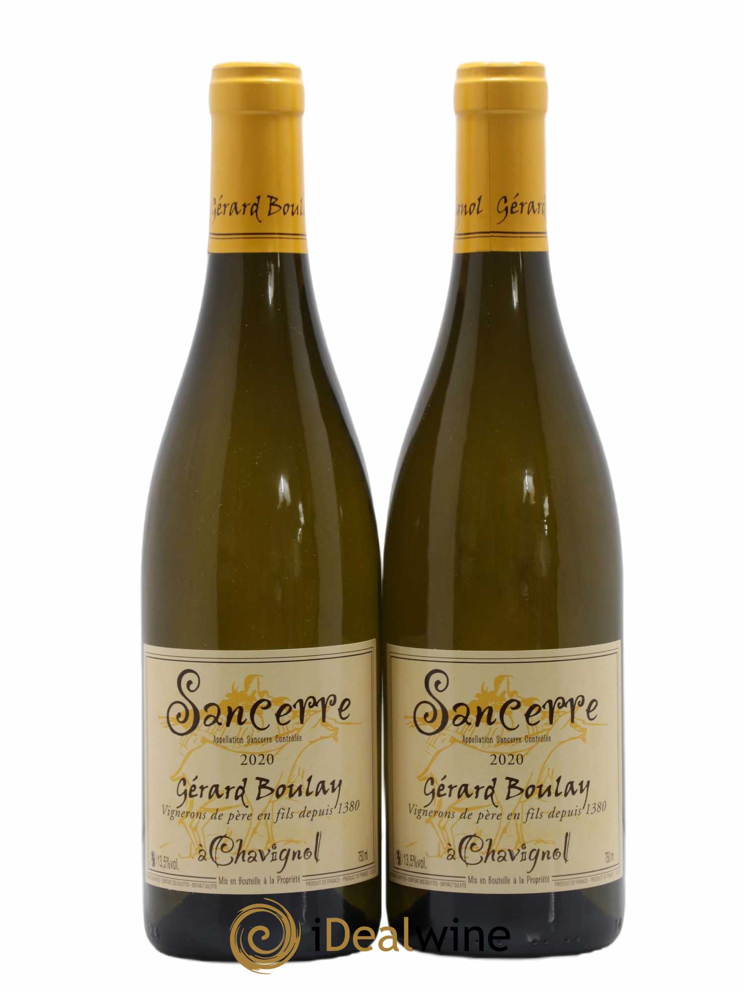 Sancerre Gérard Boulay 2020 - Lot de 2 bouteilles - 0