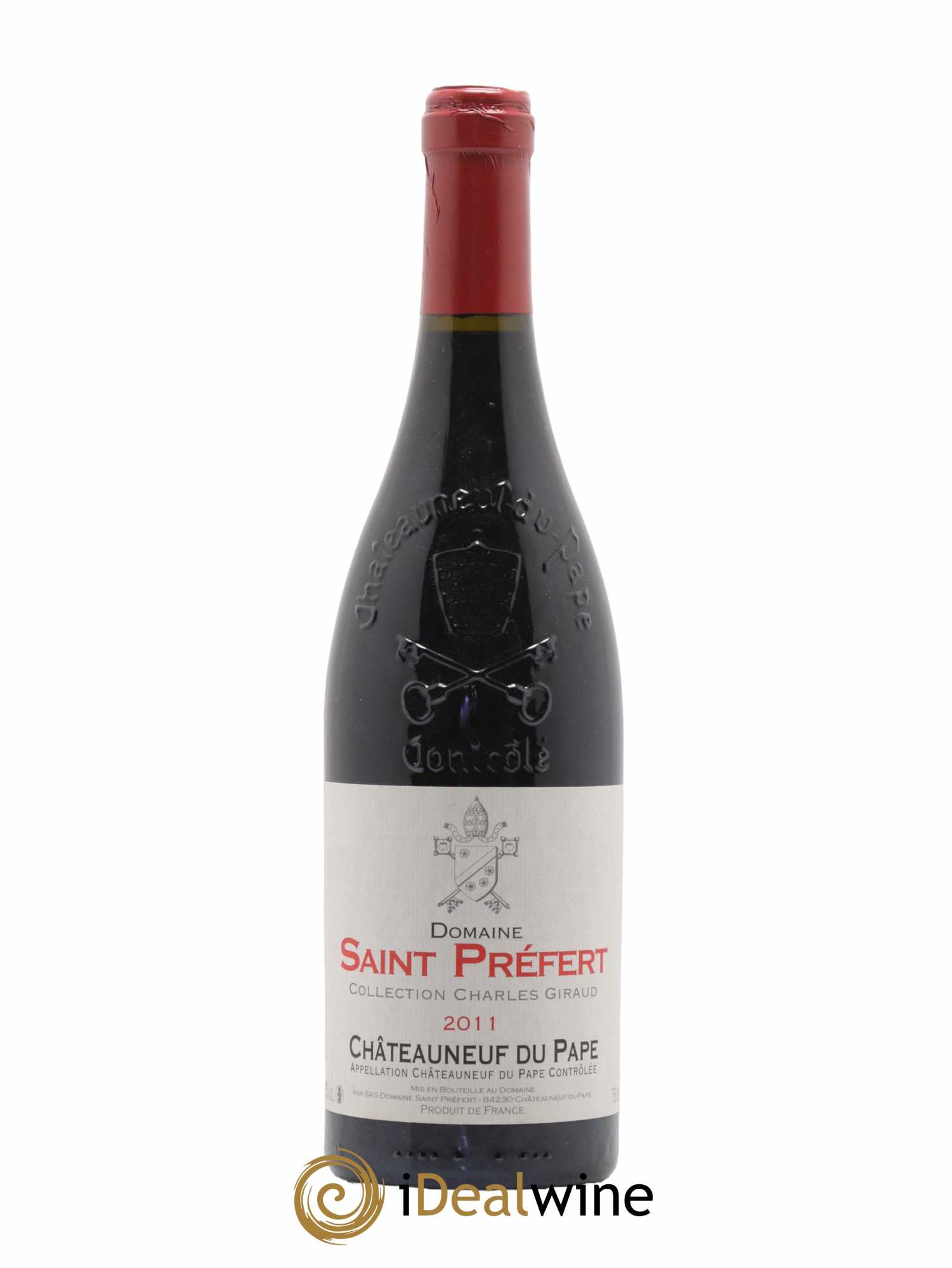 Châteauneuf-du-Pape Collection Charles Giraud Domaine Saint-Préfert 2011 - Lot de 1 bouteille - 0