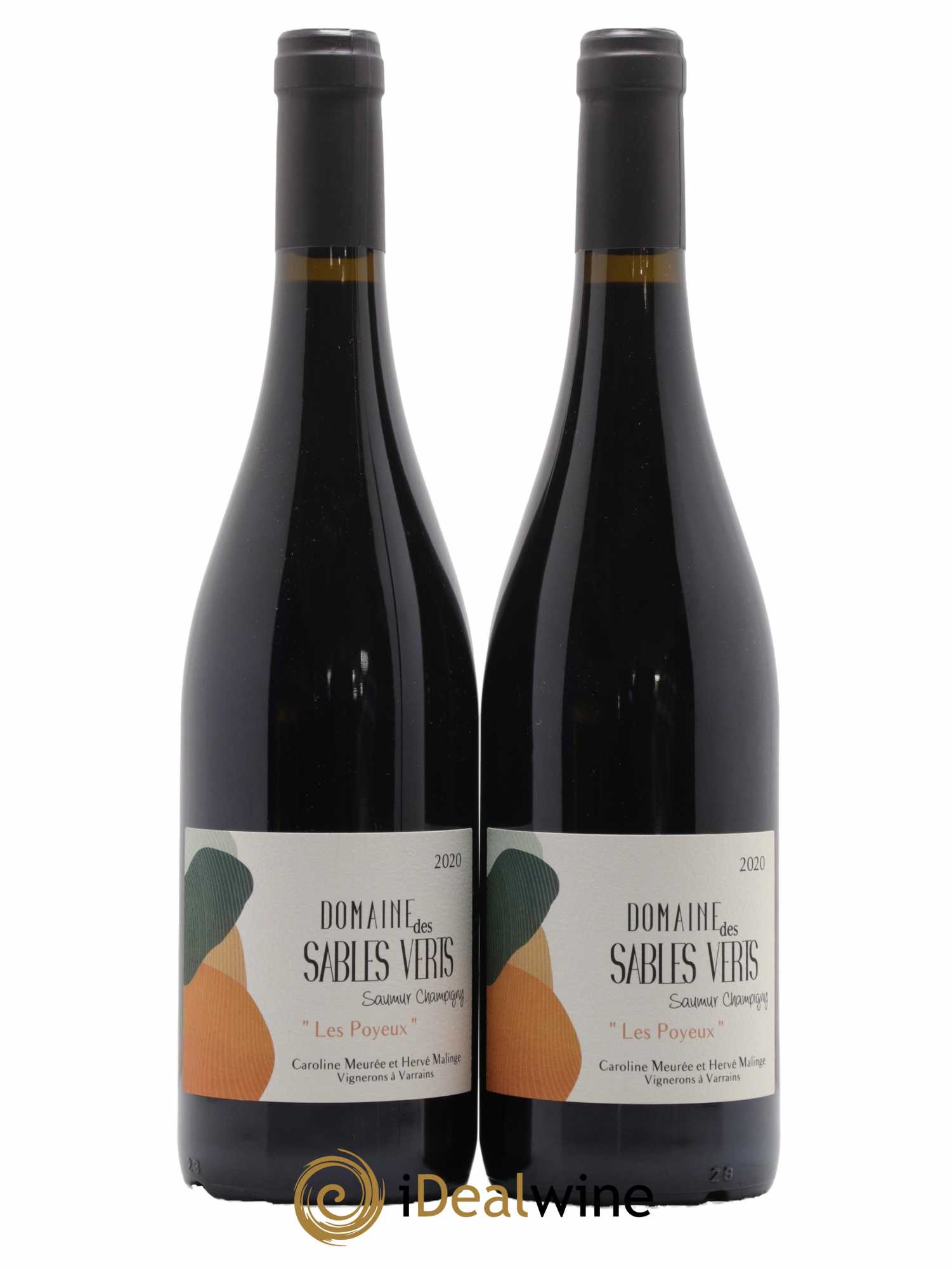 Saumur-Champigny Les Poyeux Domaine des Sables Verts 2020 - Lot de 2 bouteilles - 0