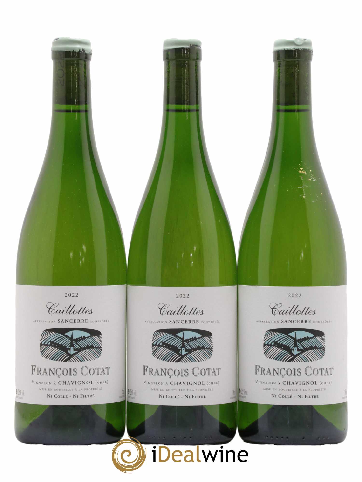 Sancerre Les Caillottes François Cotat 2022 - Lot de 3 bouteilles - 0