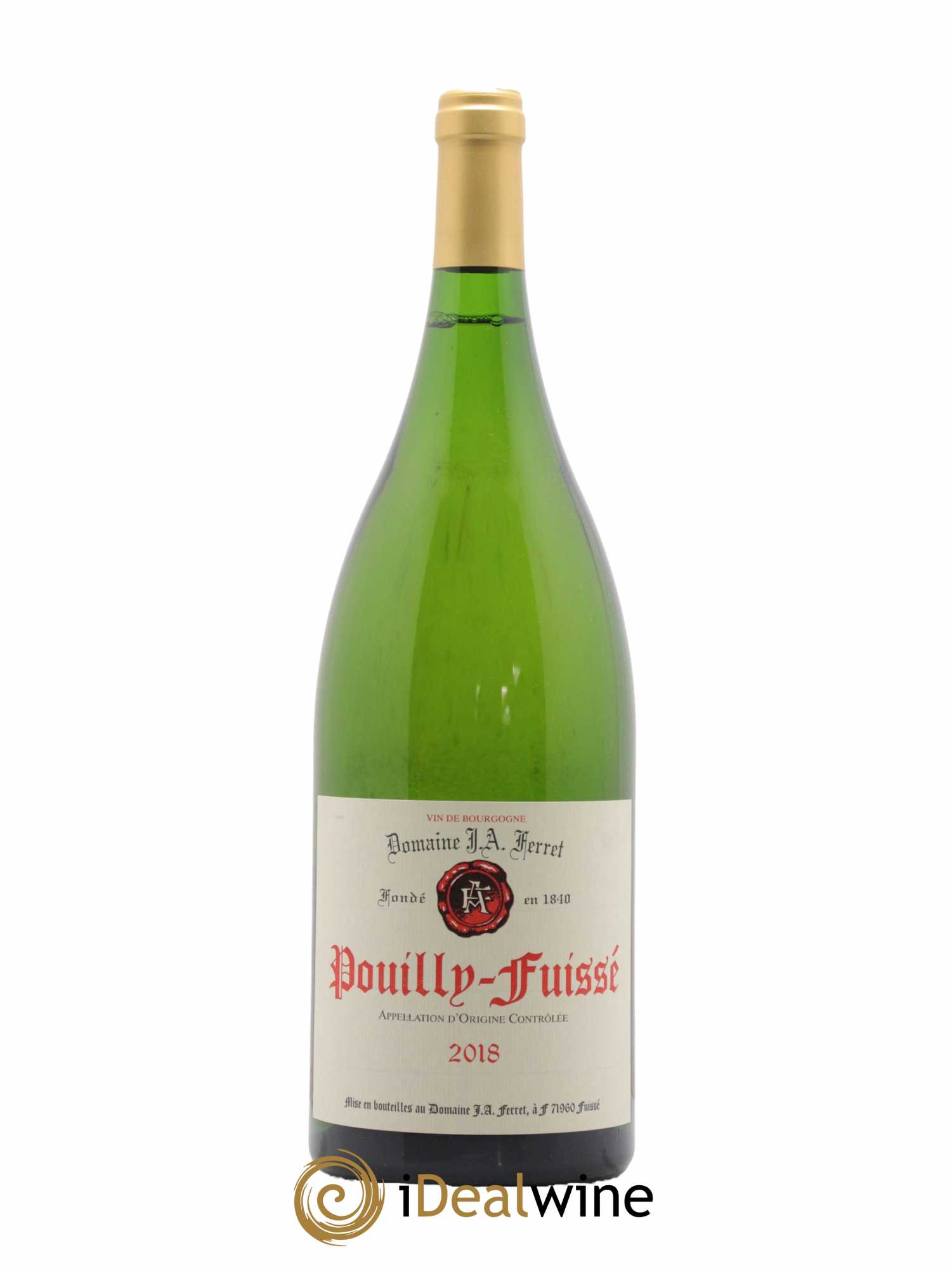 Pouilly-Fuissé J.A. Ferret (Domaine) 2018 - Lot de 1 magnum - 0