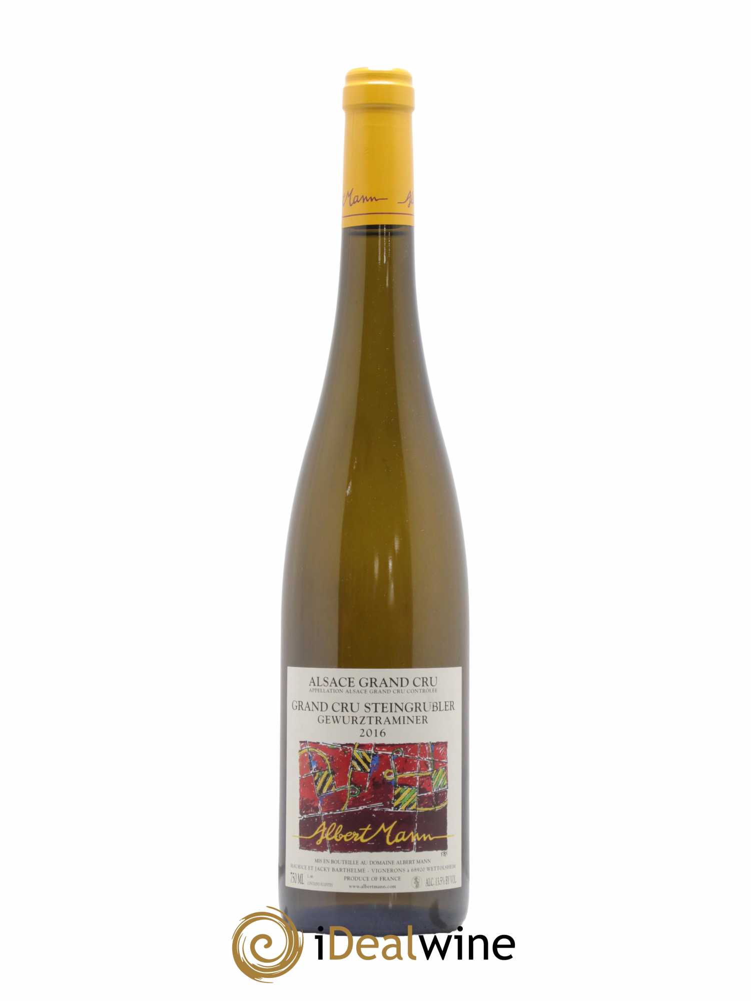 Alsace Gewurztraminer Grand Cru Steingrübler Albert Mann 2016 - Lot de 1 bouteille - 0