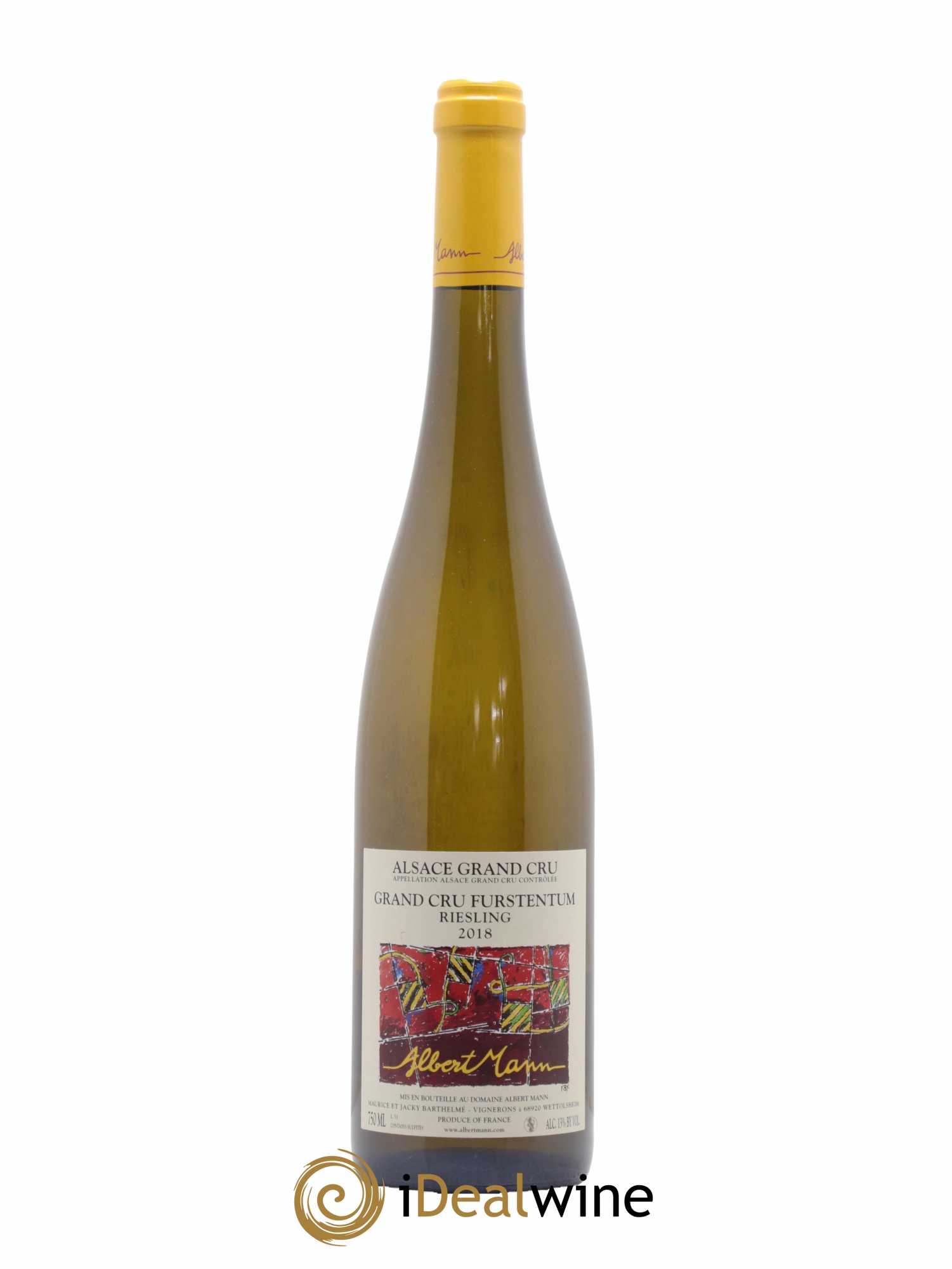 Alsace Riesling Grand Cru Furstentum Albert Mann 2018 - Lot de 1 bouteille - 0