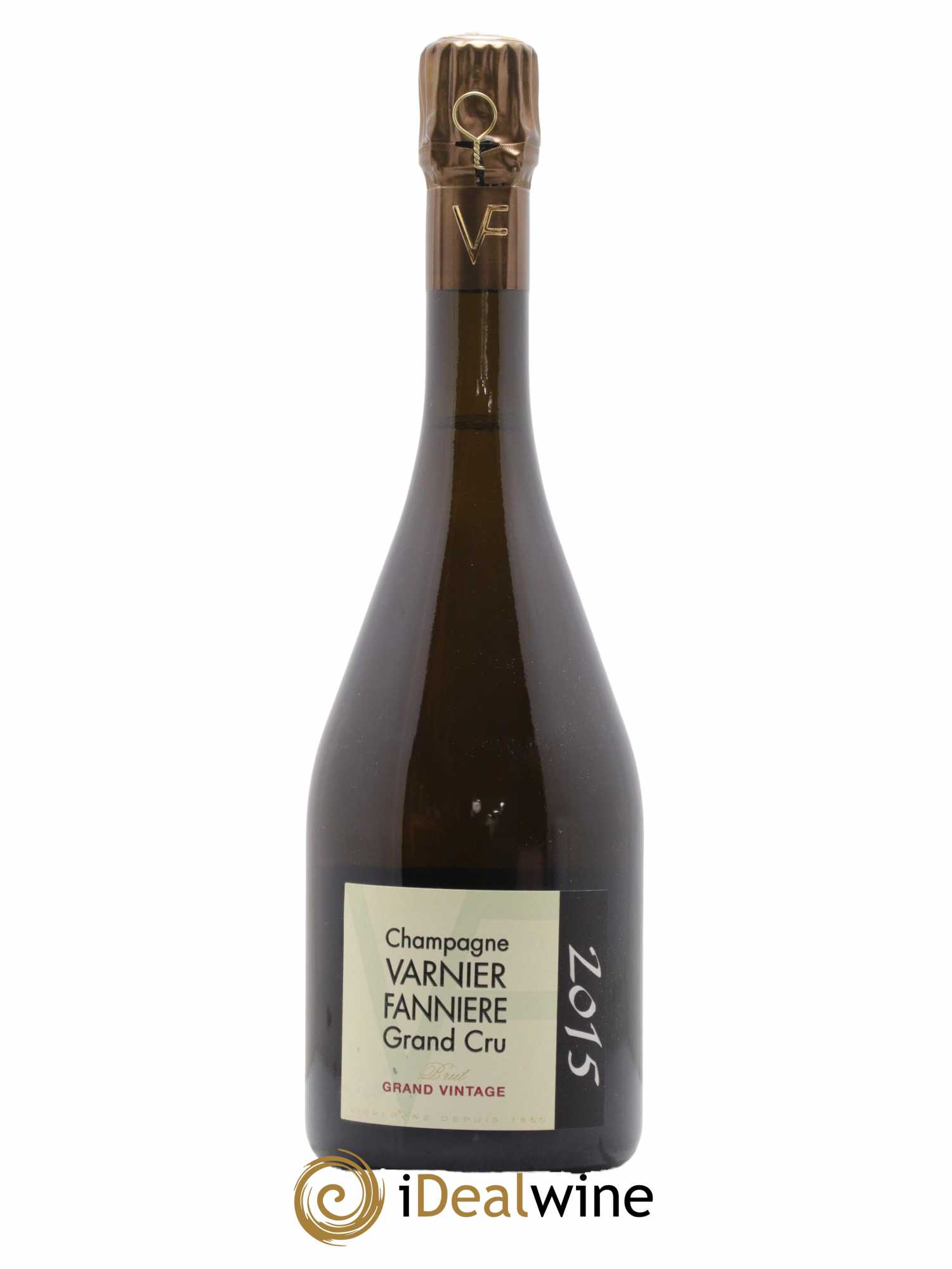 Champagne Grand Vintage Grand Cru Brut Champagne Varnier-Fannière 2015 - Lot de 1 bouteille - 0