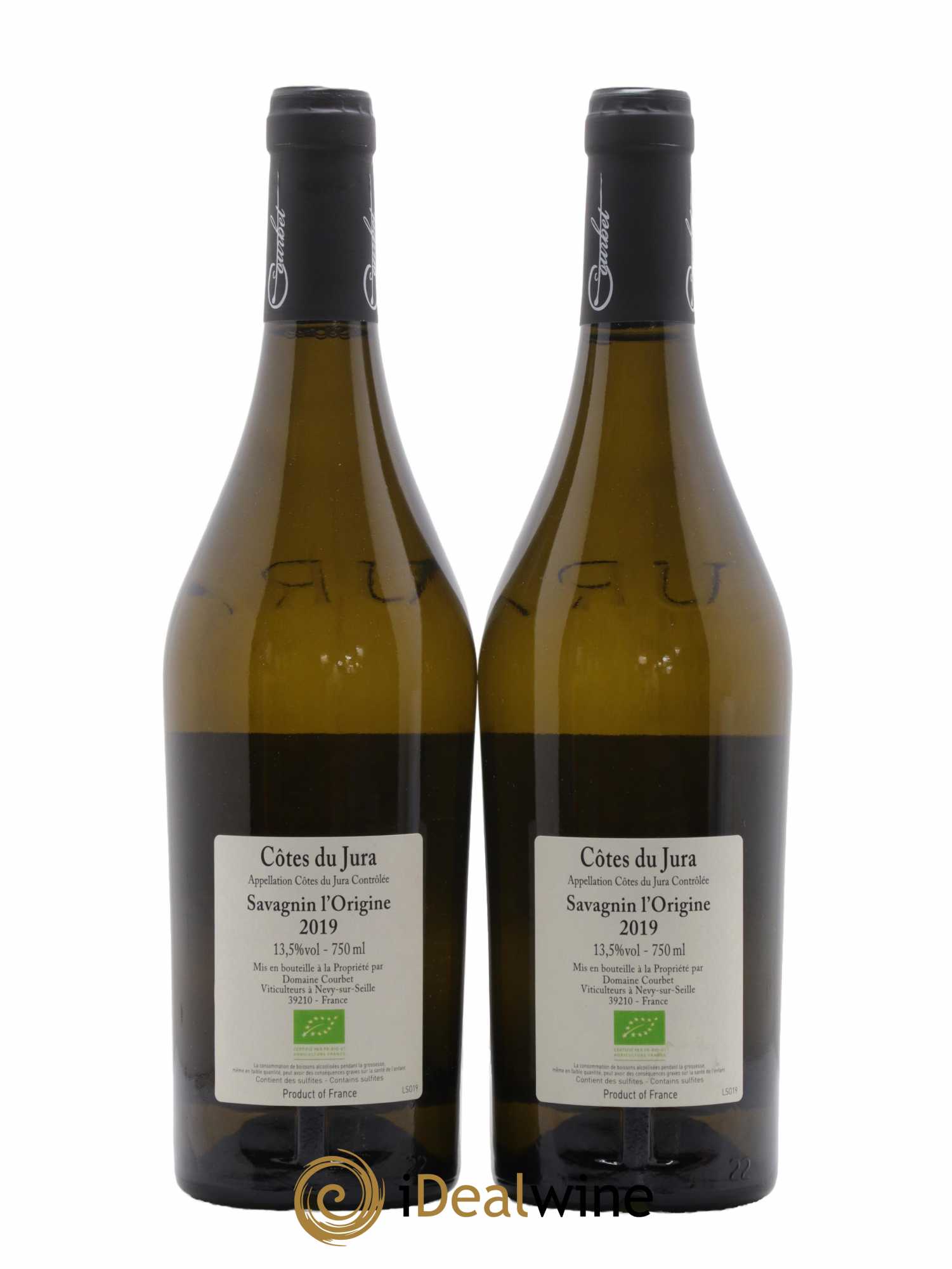 Côtes du Jura L'Origine Domaine Courbet 2019 - Lot de 2 bouteilles - 1