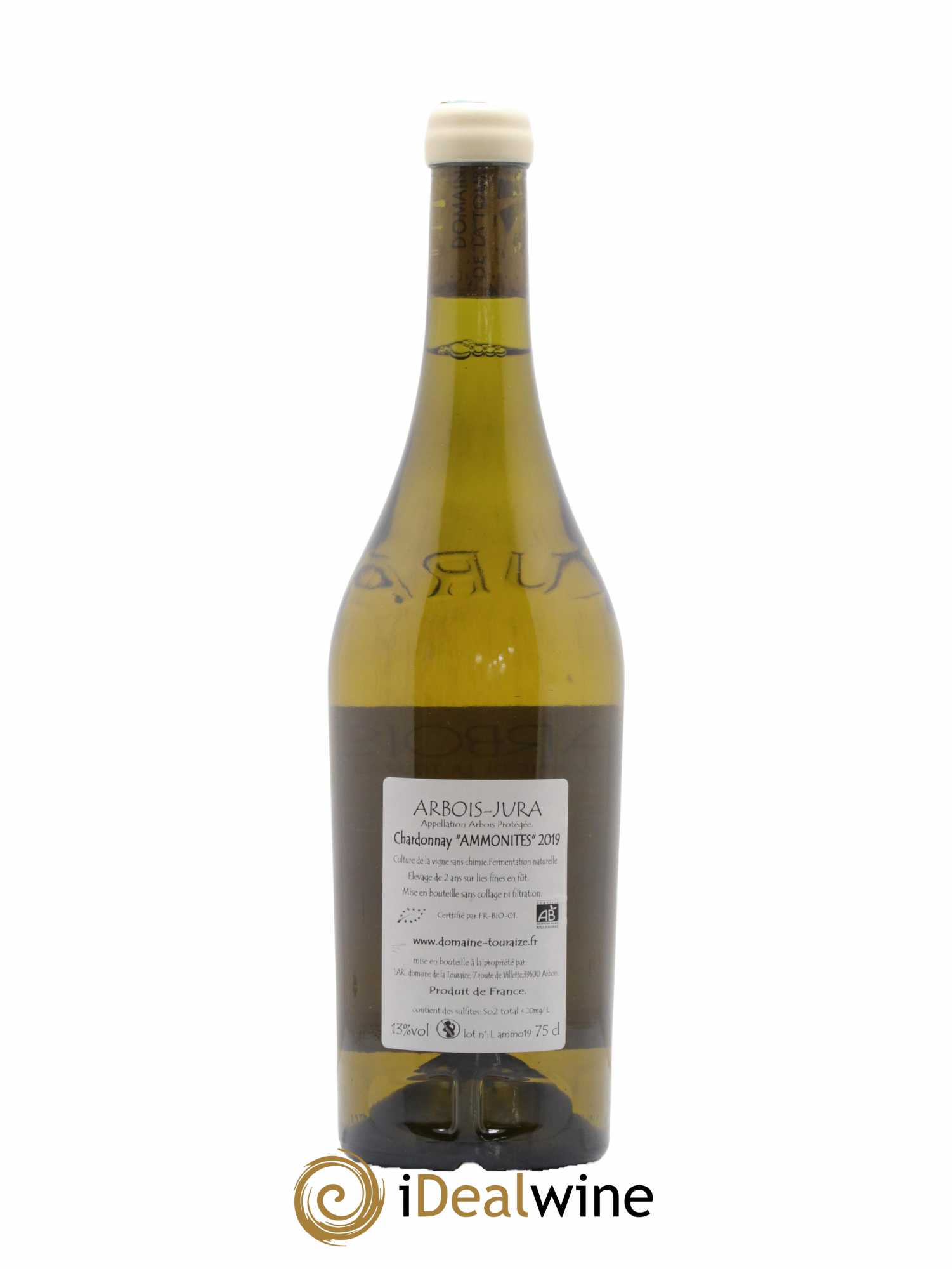 Arbois Chardonnay Ammonites Domaine de la Touraize 2019 - Lot de 1 bouteille - 1