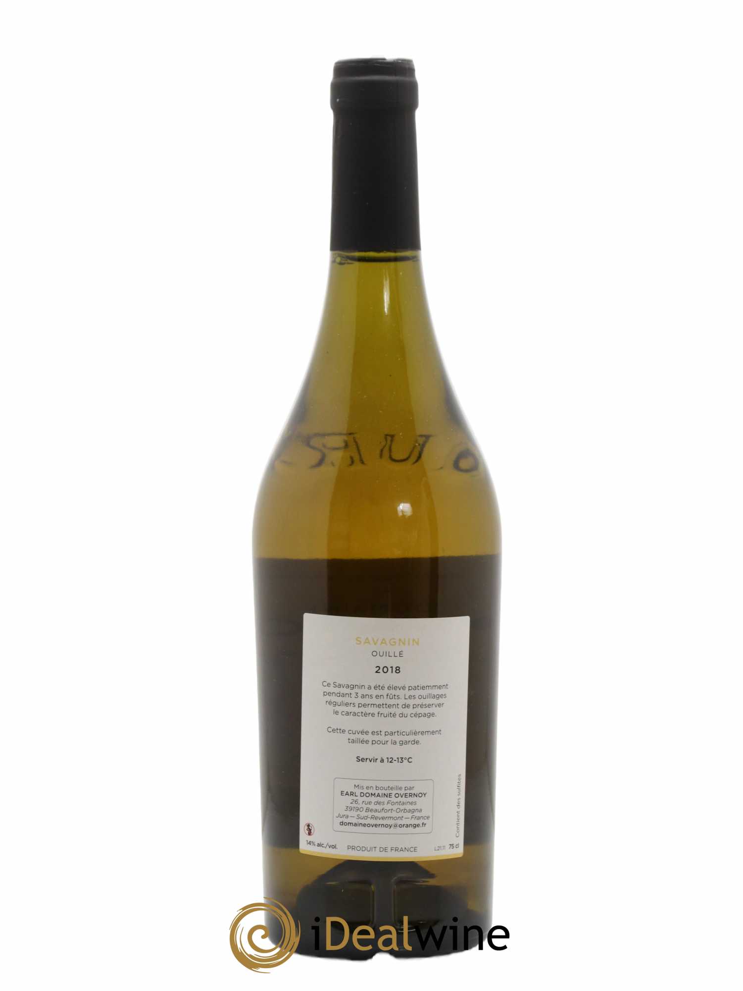 Côtes du Jura Savagnin Ouillé 3 ans Guillaume Overnoy 2018 - Lot de 1 bouteille - 1