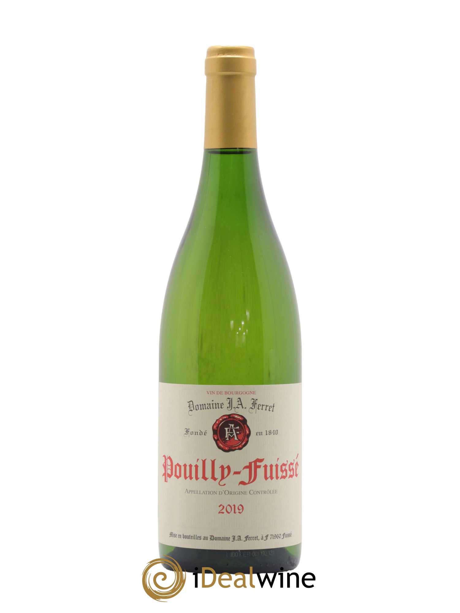 Pouilly-Fuissé J.A. Ferret (Domaine) 2019 - Lot de 1 bouteille - 0