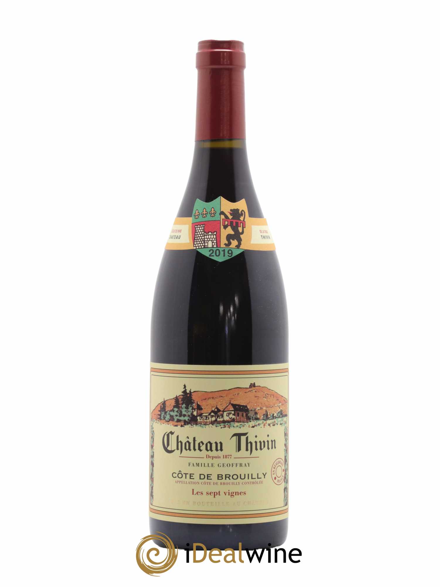Côte de Brouilly Les 7 Vignes Château Thivin 2019 - Lot de 1 bouteille - 0