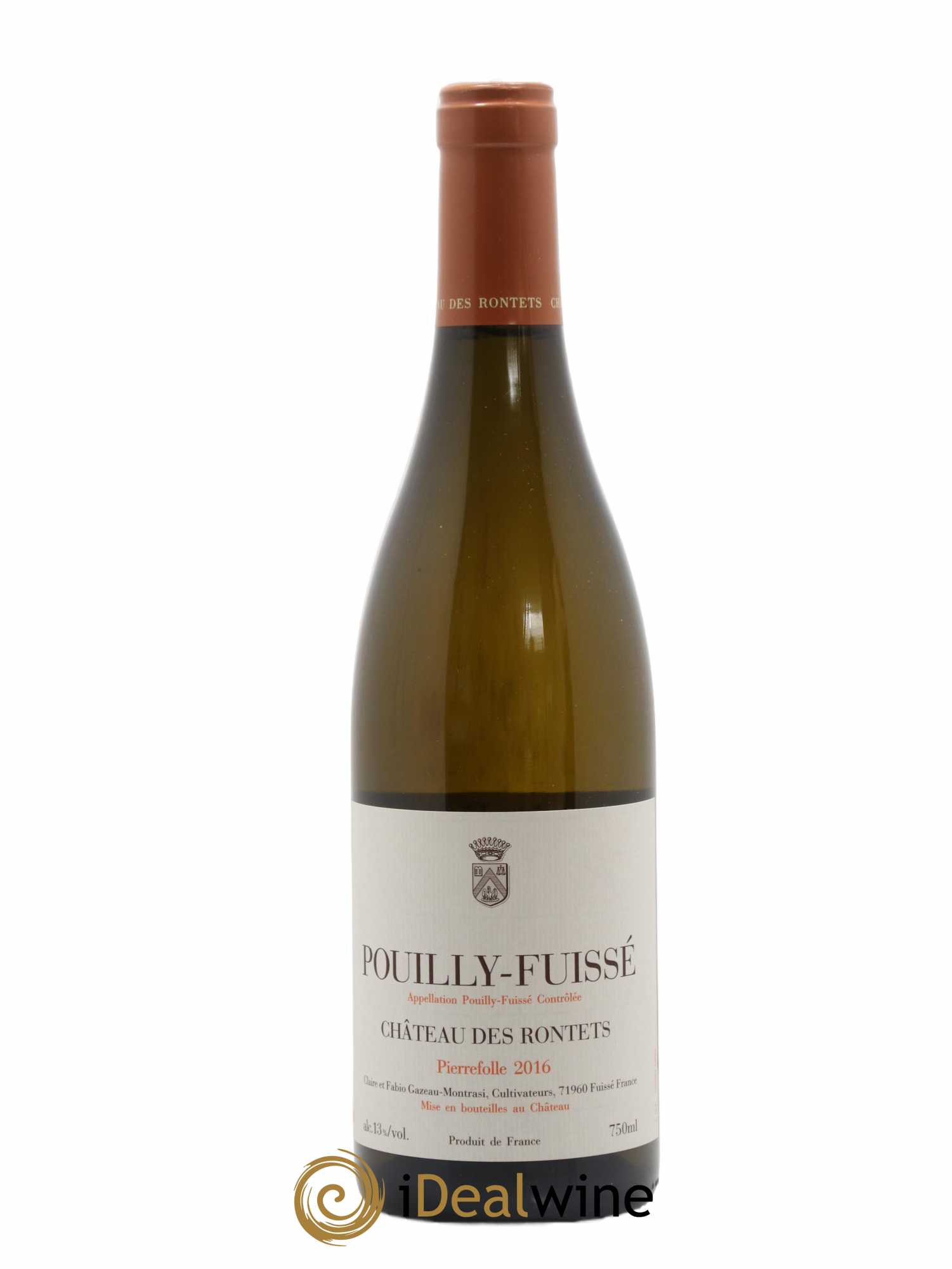 Pouilly-Fuissé Pierrefolle Château des Rontets 2016 - Lot de 1 bouteille - 0
