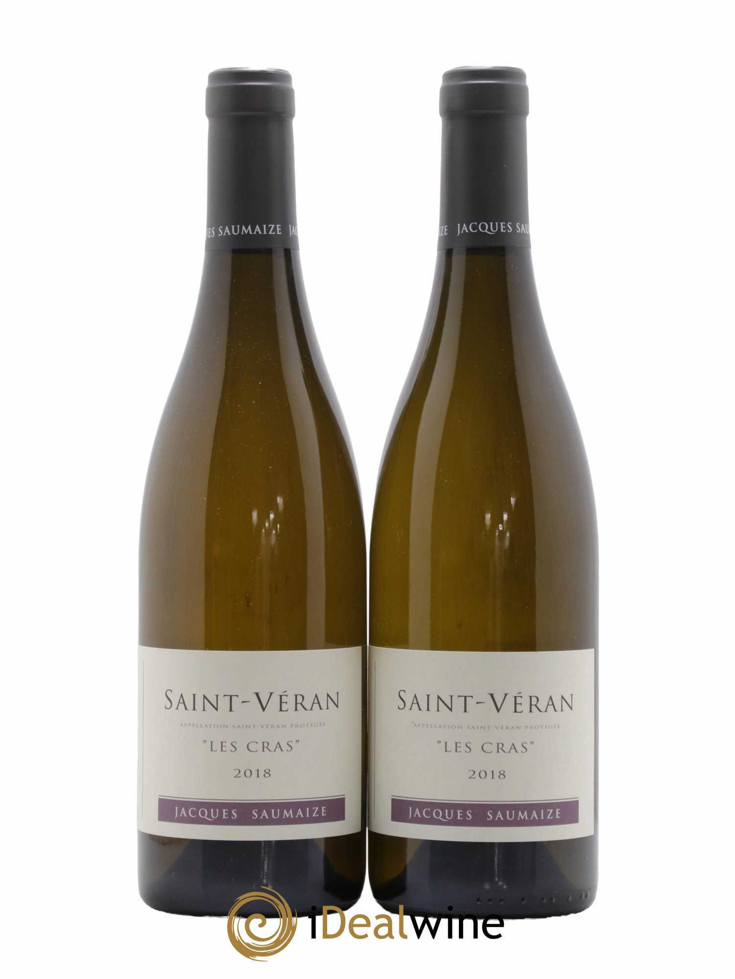 Saint-Véran Les Cras Domaine Jacques Saumaize 2018 - Lot de 2 bouteilles - 0