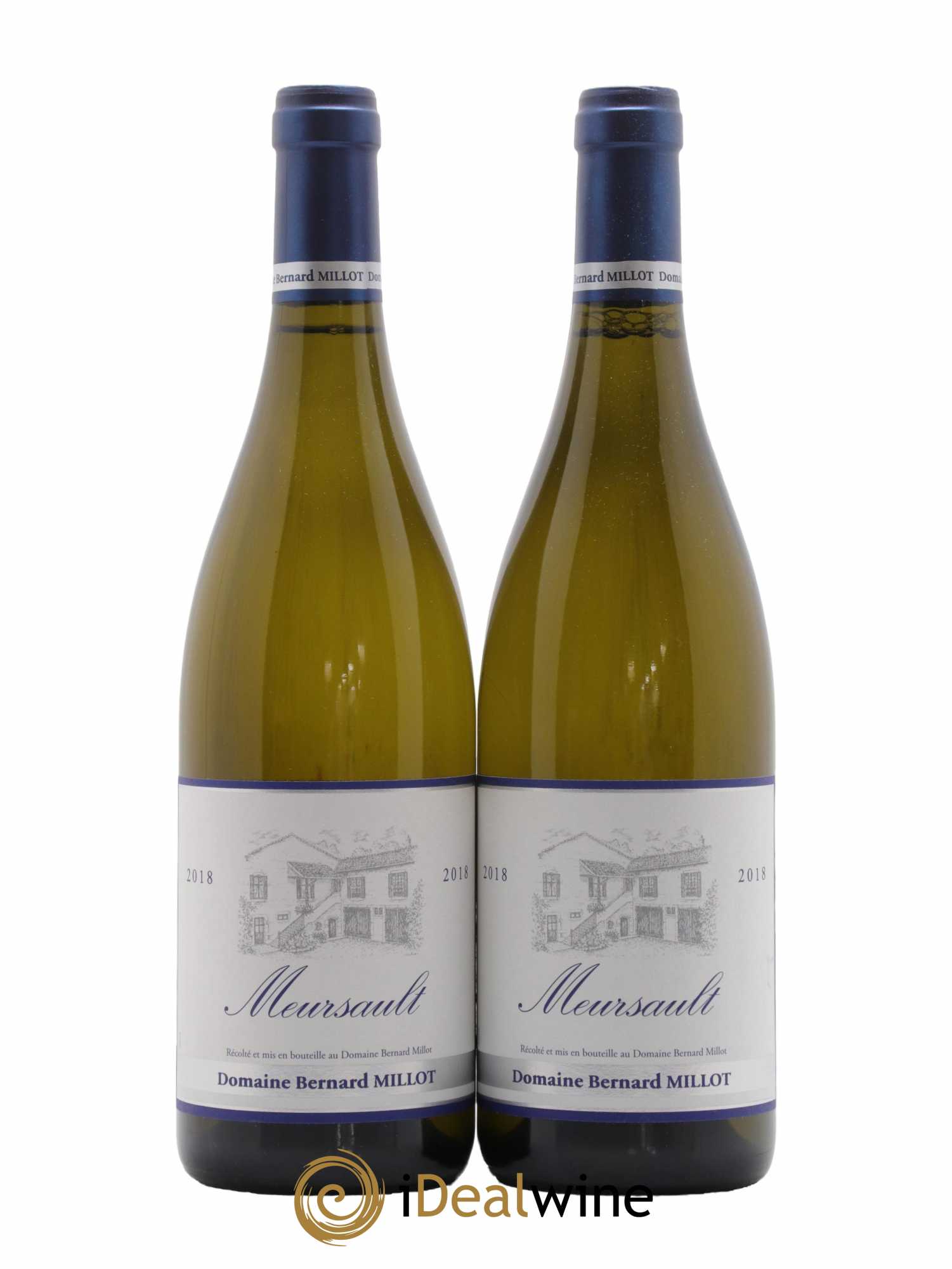 Meursault Bernard Millot 2018 - Lot de 2 bouteilles - 0