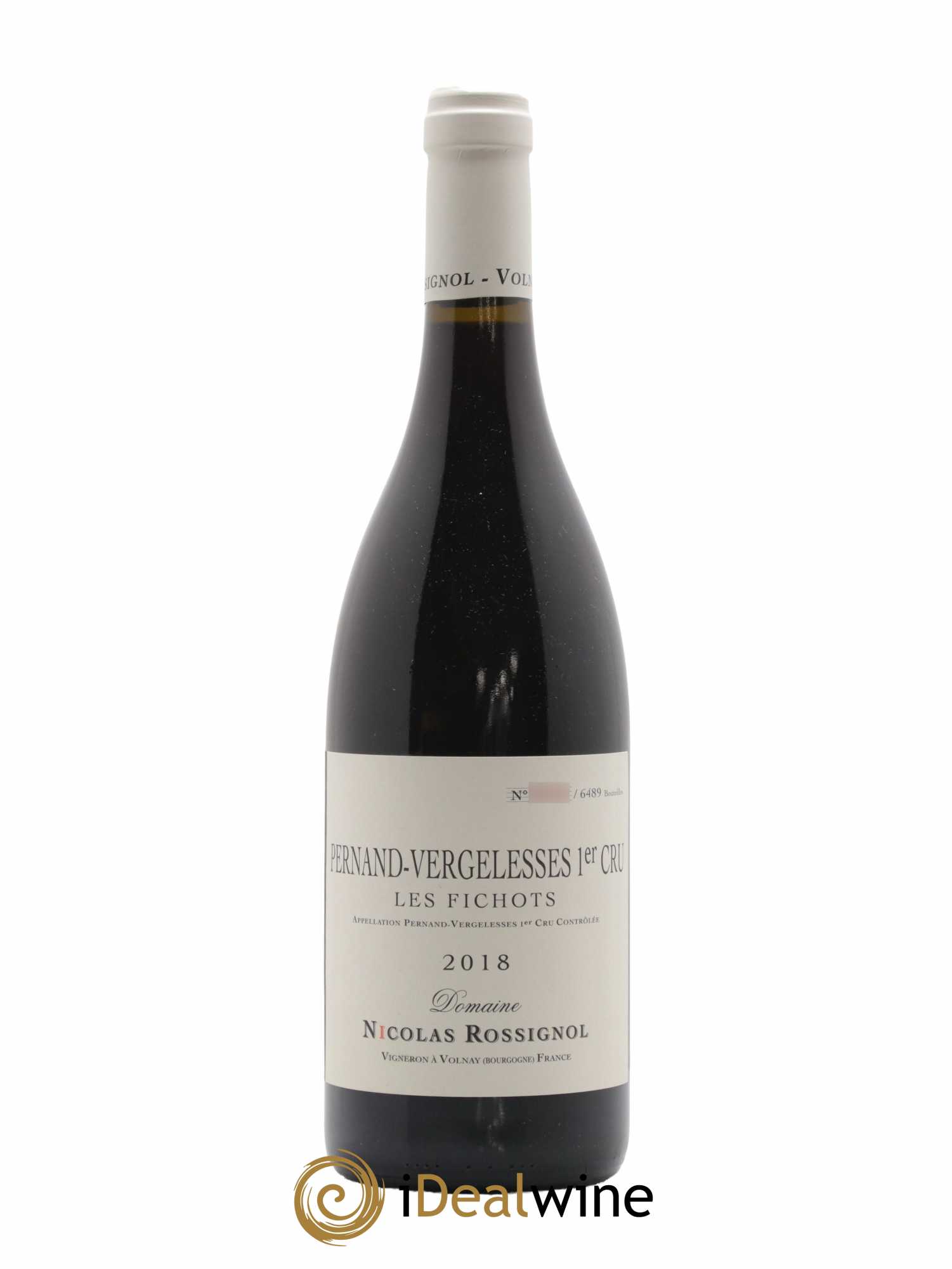 Pernand-Vergelesses 1er Cru Les Fichots Nicolas Rossignol 2018 - Lot de 1 bouteille - 0