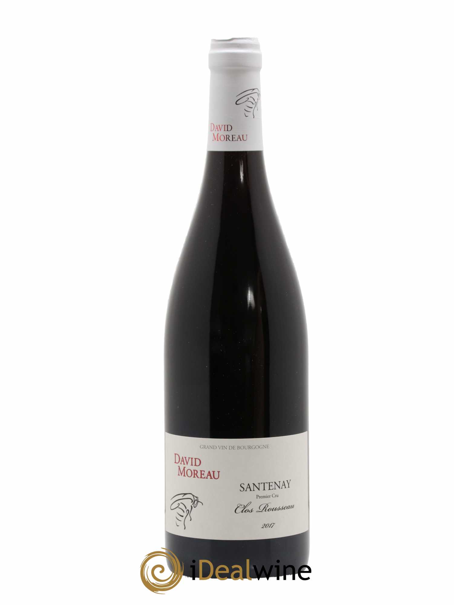 Santenay 1er Cru Clos Rousseau David Moreau 2017 - Lot de 1 bouteille - 0