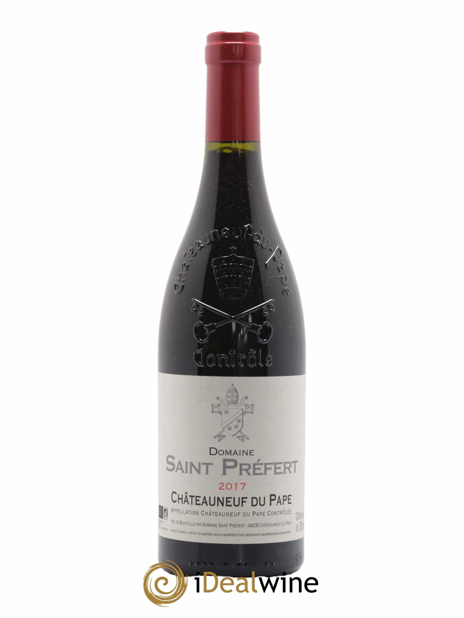 Châteauneuf-du-Pape Domaine Saint-Préfert 2017 - Lot de 1 bouteille - 0