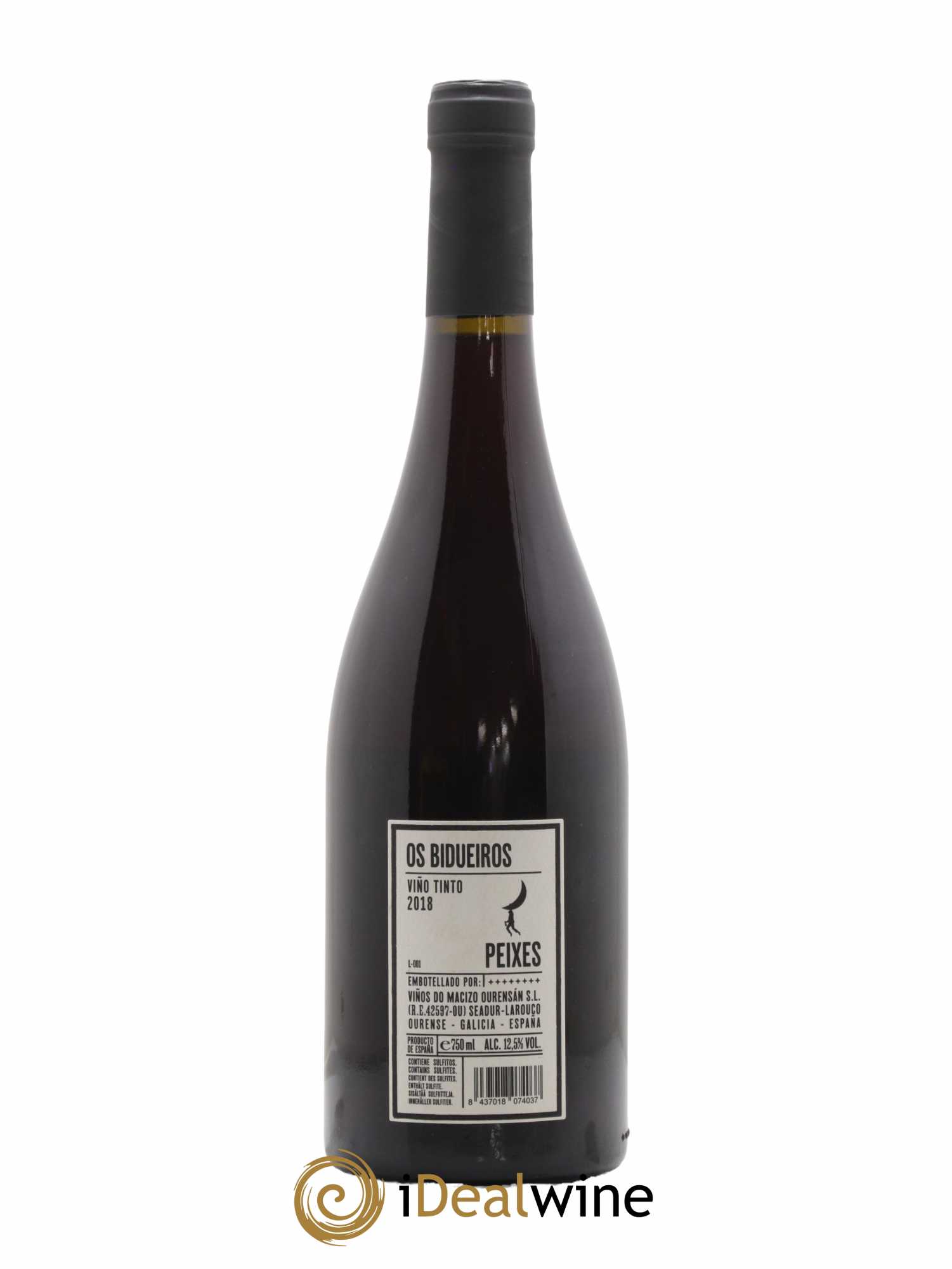Espagne Os Bidueiros Bodegas Peixes 2018 - Lot de 1 bouteille - 1