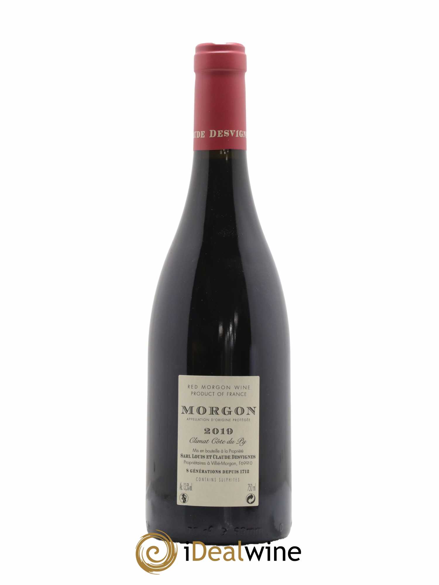 Morgon Côte du Py Louis-Claude Desvignes 2019 - Lot de 1 bouteille - 1