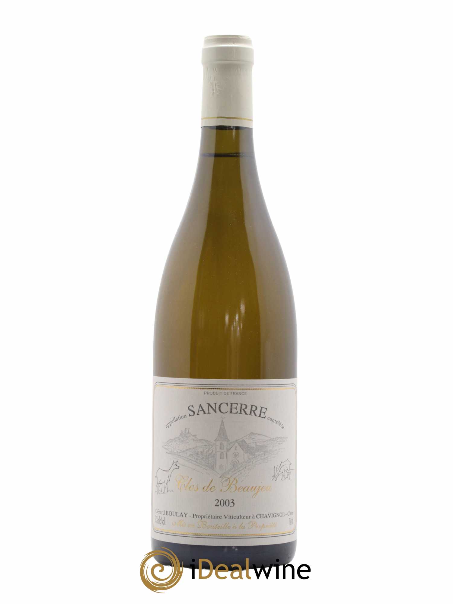 Sancerre Clos de Beaujeu Gérard Boulay 2003 - Lot de 1 bouteille - 0