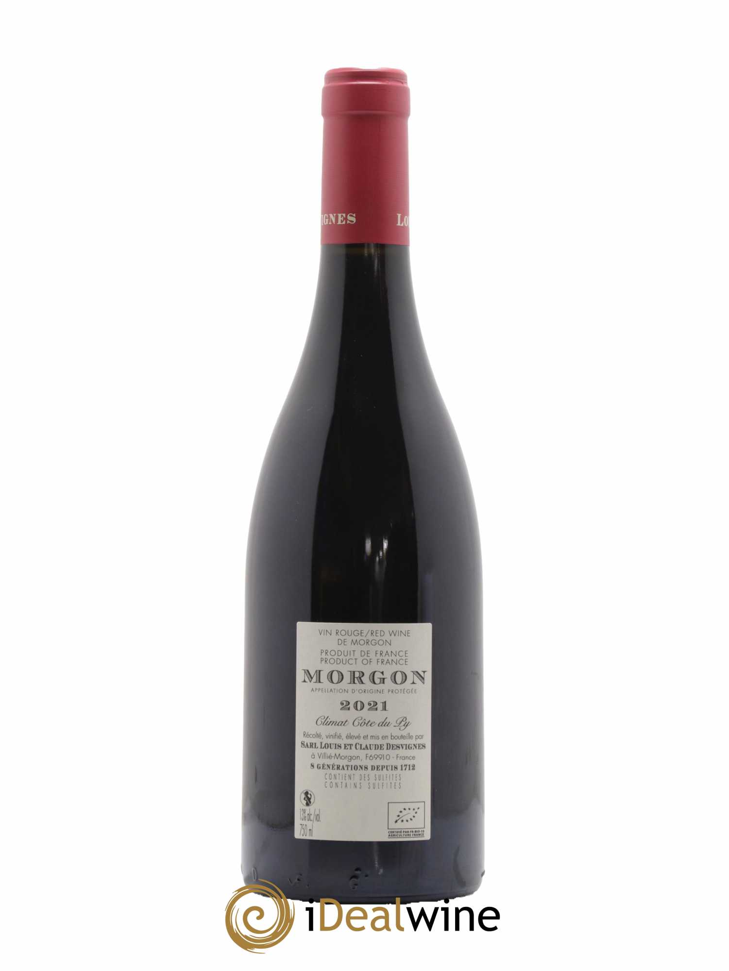 Morgon Côte du Py Louis-Claude Desvignes  2021 - Posten von 1 Flasche - 1