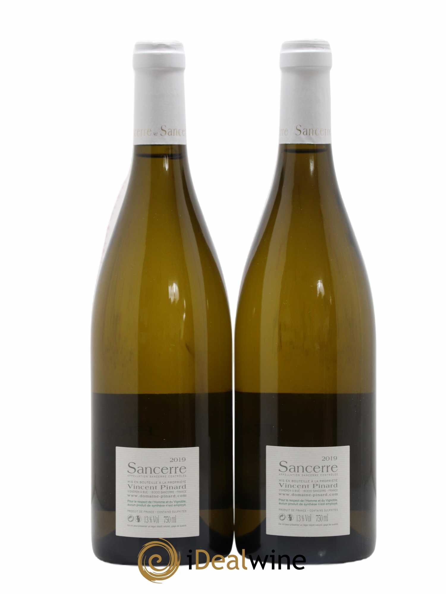 Sancerre Florès Vincent Pinard 2019 - Lot de 2 bouteilles - 1