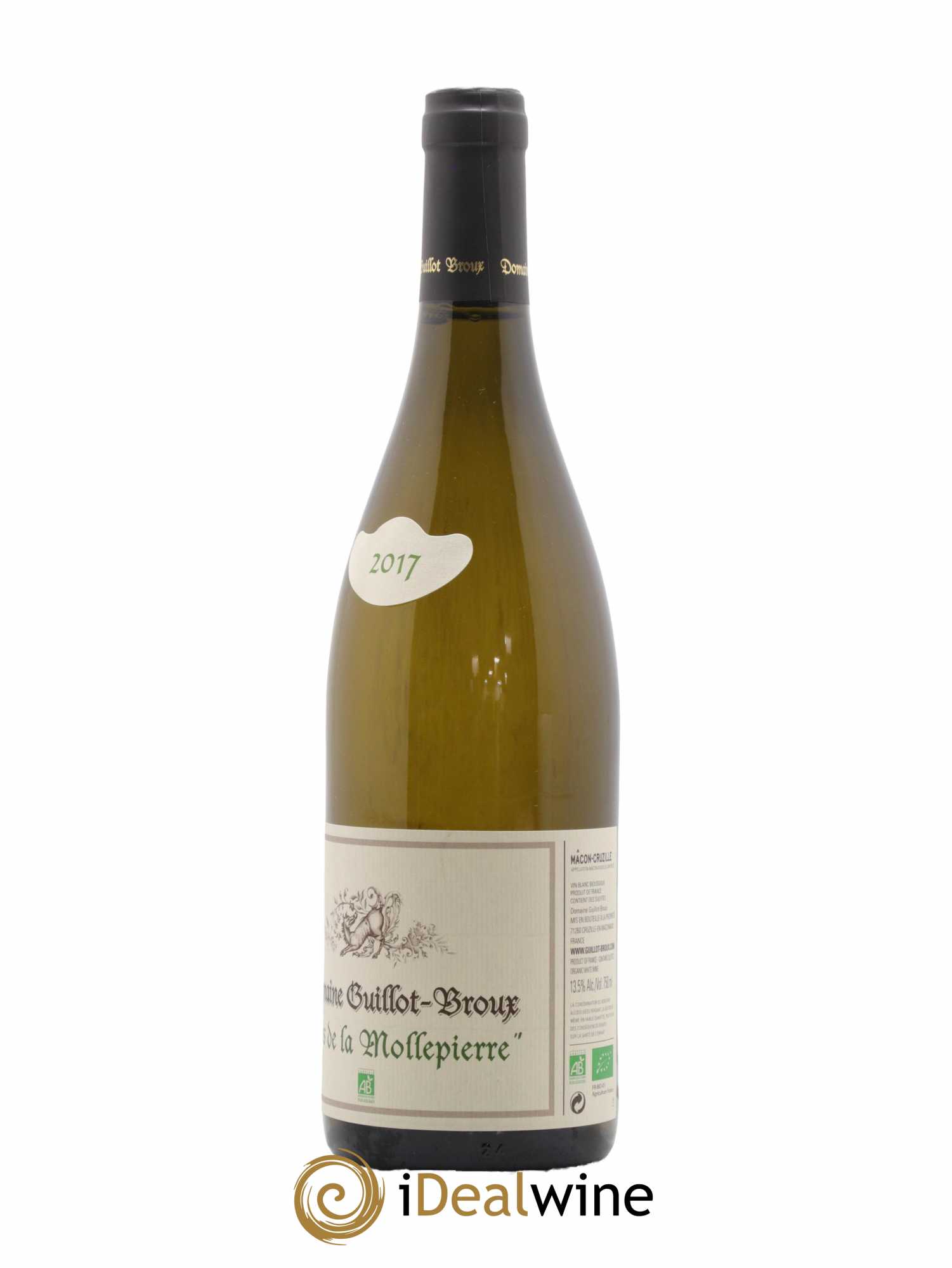 Mâcon-Cruzille Clos De La Mollepierre Guillot-Broux (Domaine)  2017 - Lot de 1 bouteille - 1