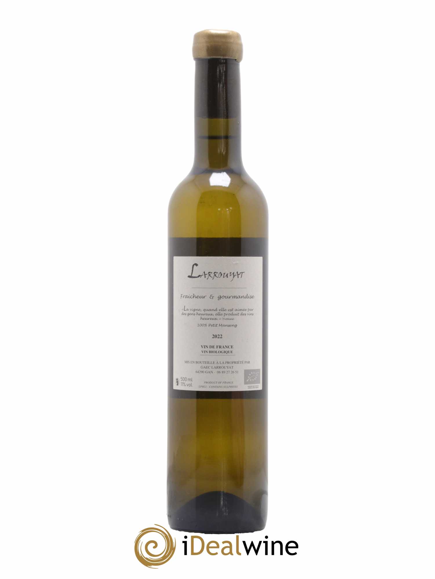 Vin de France 50cl Phoenix Larrouyat 2022 - Lot of 1 bottle - 1