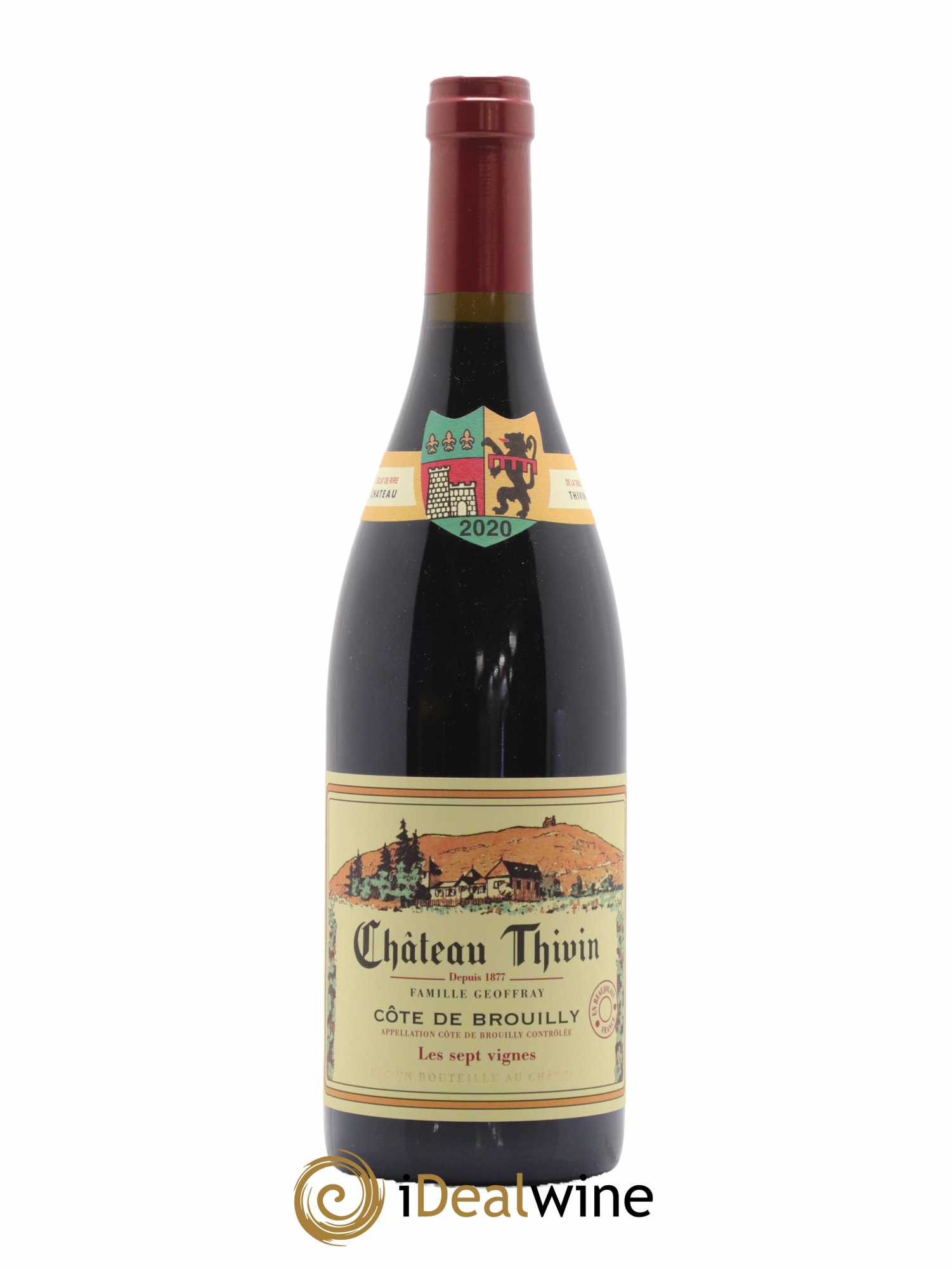 Côte de Brouilly Les 7 Vignes Château Thivin 2020 - Lot de 1 bouteille - 0