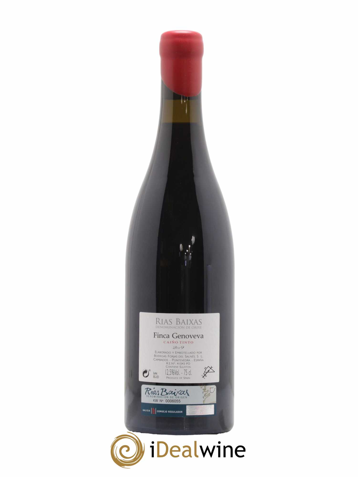 Espagne Rias Baixas Finca Genoveva Caino Tinto Forjas del Salnés 2019 - Lot de 1 bouteille - 1
