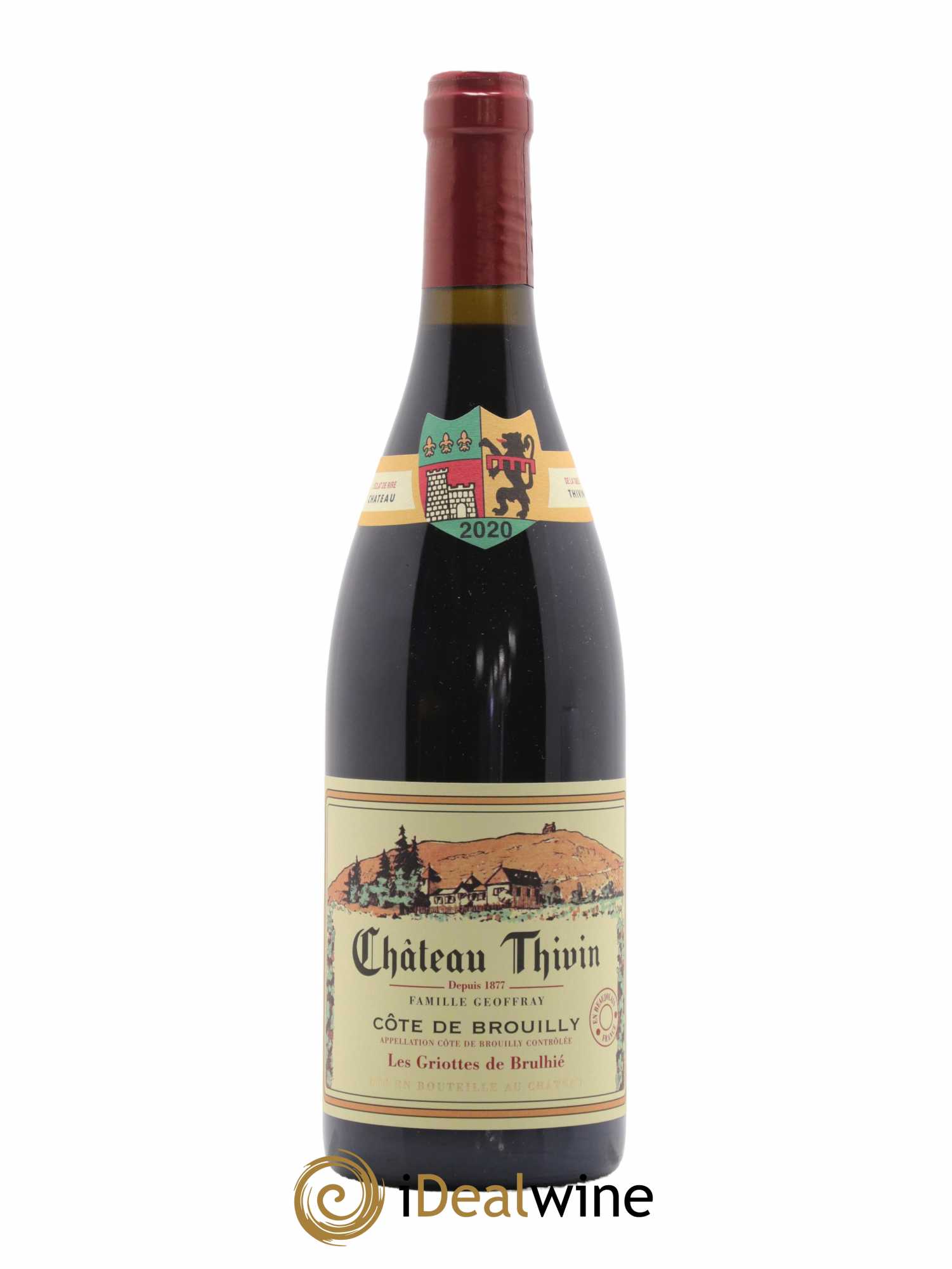 Côte de Brouilly Les Griottes de Brulhié Château Thivin 2020 - Lot de 1 bouteille - 0