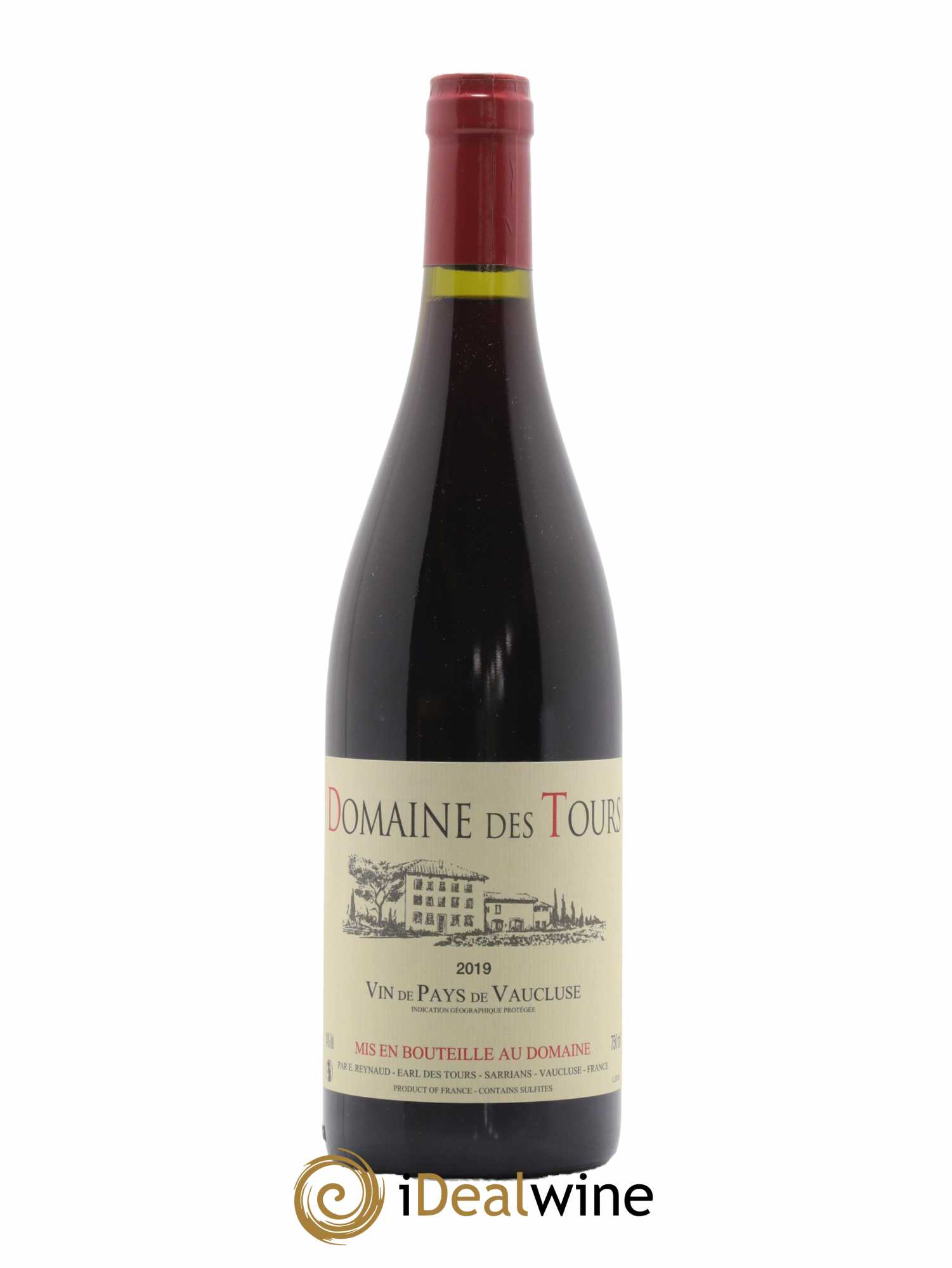 Vaucluse (Vin de Pays de Vaucluse) Domaine des Tours Emmanuel Reynaud 2019 - Lot de 1 bouteille - 0