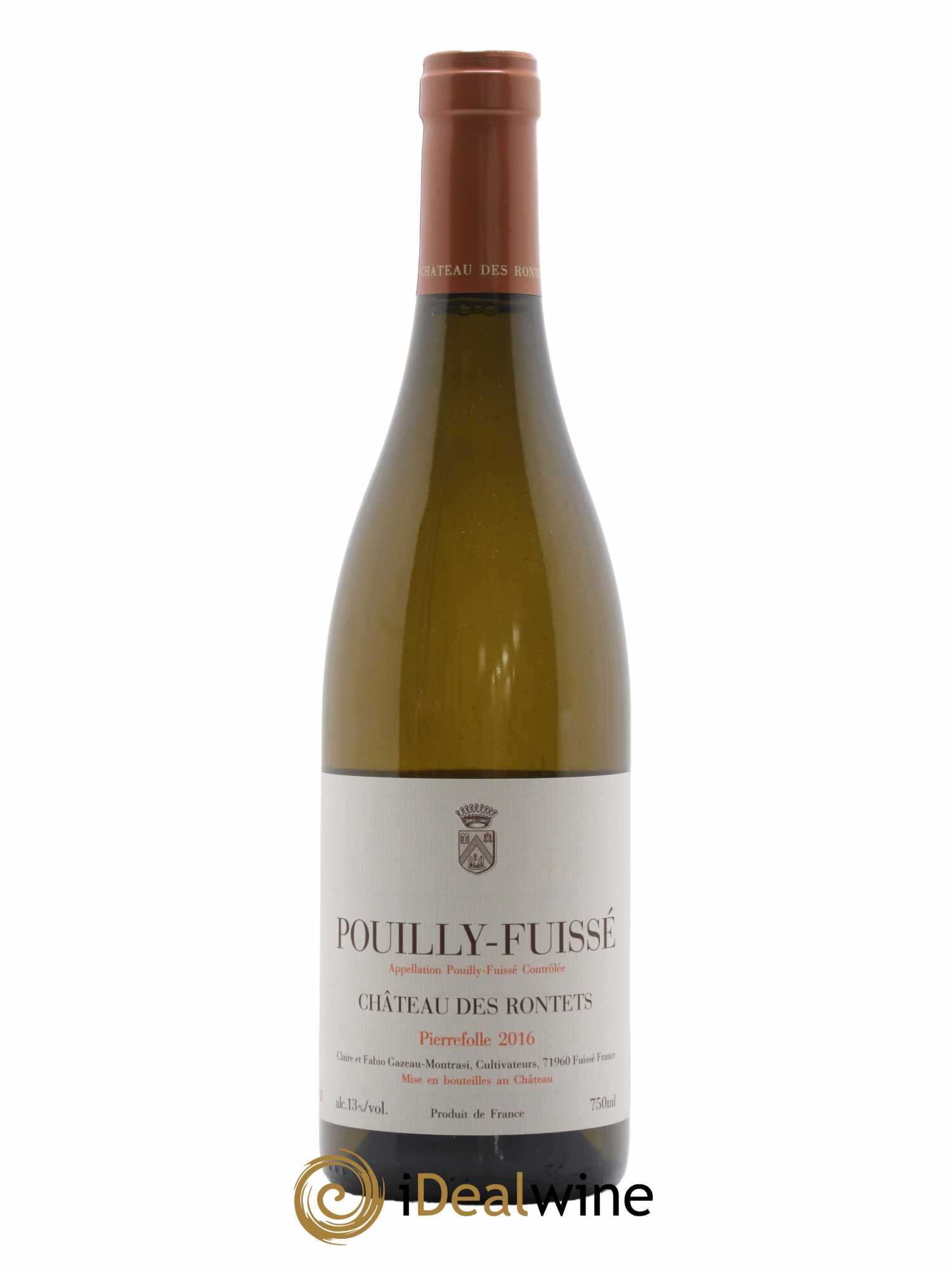Pouilly-Fuissé Pierrefolle Château des Rontets 2016 - Posten von 1 Flasche - 0