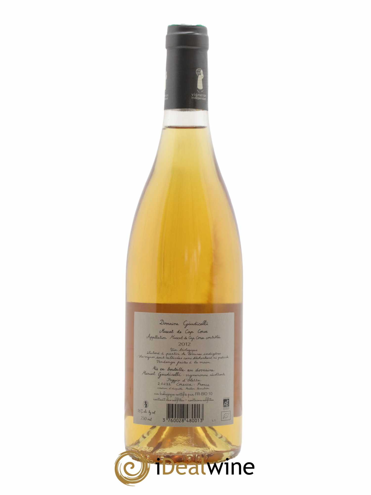 Muscat du Cap Corse Domaine Giudicelli 2012 - Lotto di 1 bottiglia - 1