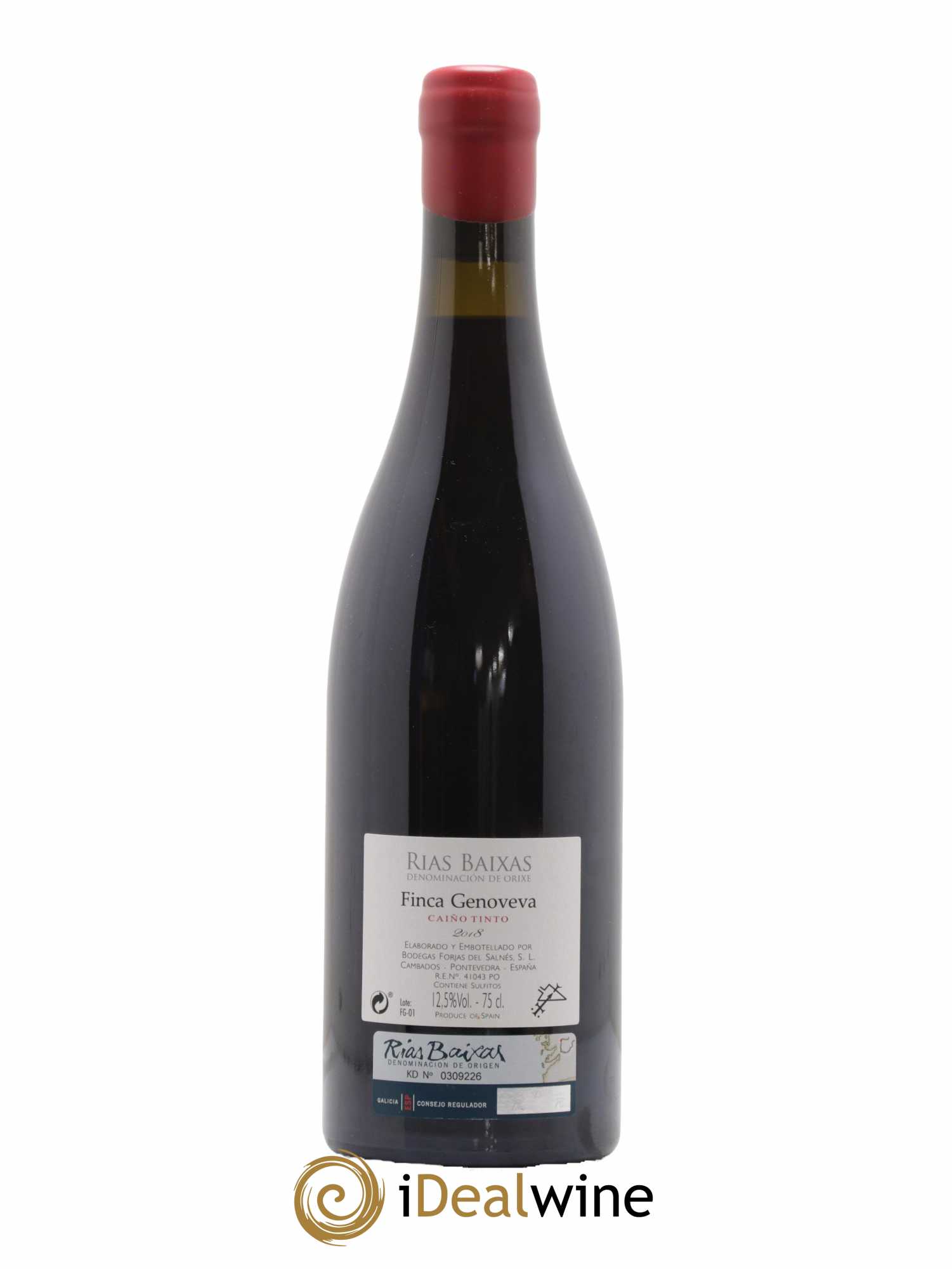 Espagne Rias Baixas Finca Genoveva Caino Forjas del Salnés 2018 - Lot de 1 bouteille - 1
