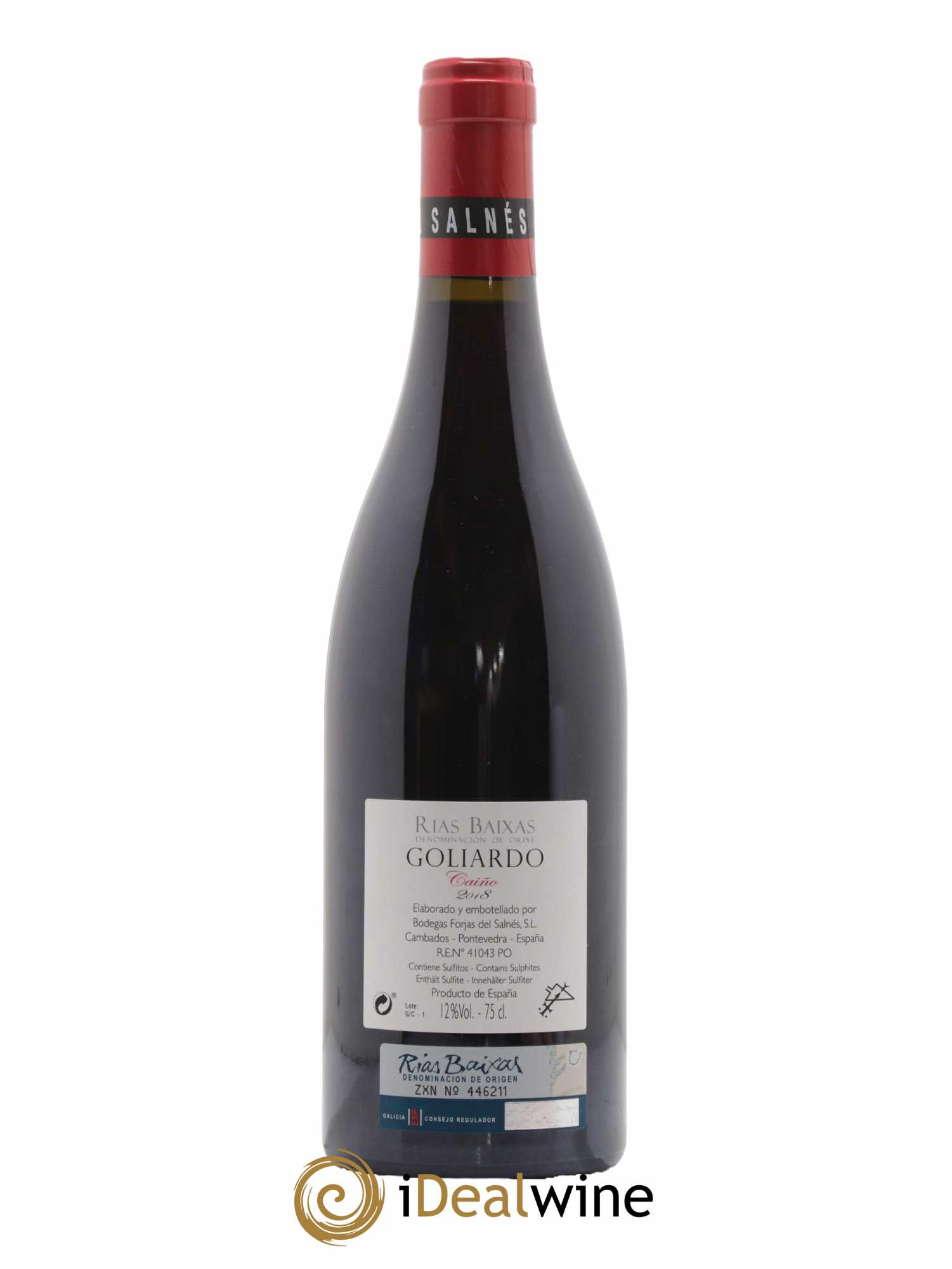 Espagne Rias Baixas Goliardo Caino Forjas del Salnés 2018 - Lot de 1 bouteille - 1