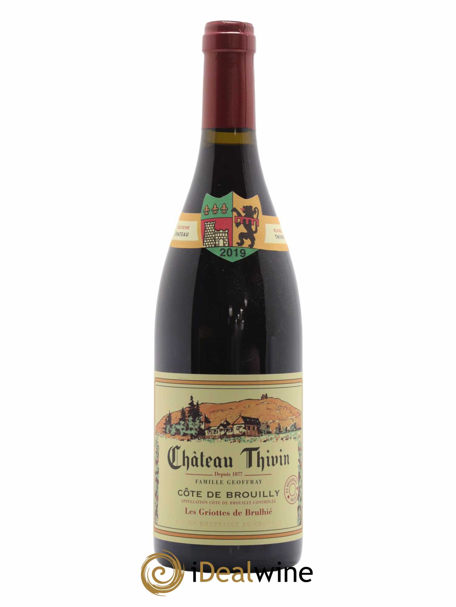 Côte de Brouilly Les Griottes de Brulhié Château Thivin 2019 - Lot de 1 bouteille - 0