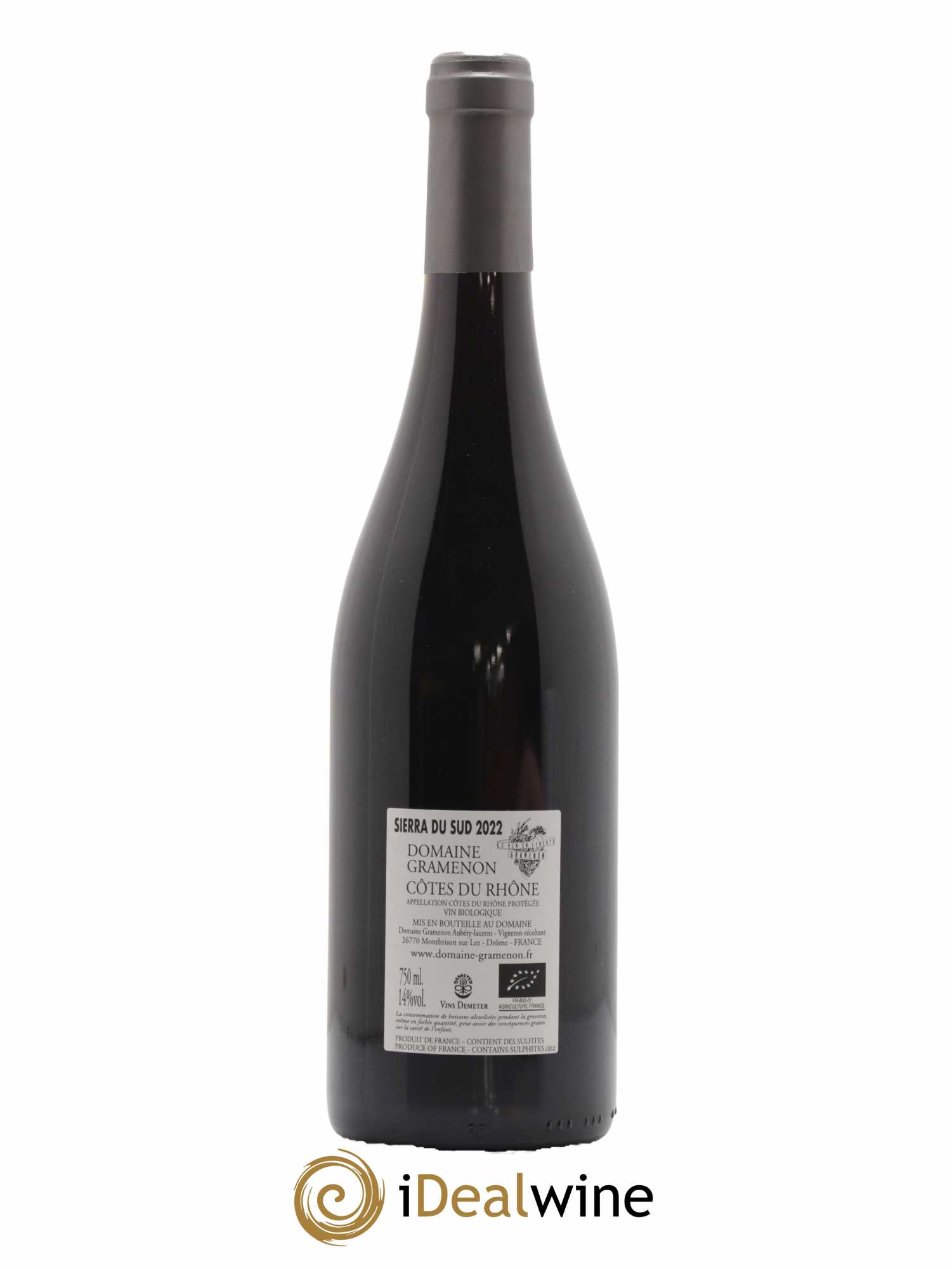 Côtes-du-Rhône Sierra du Sud Gramenon (Domaine) 2022 - Posten von 1 Flasche - 1